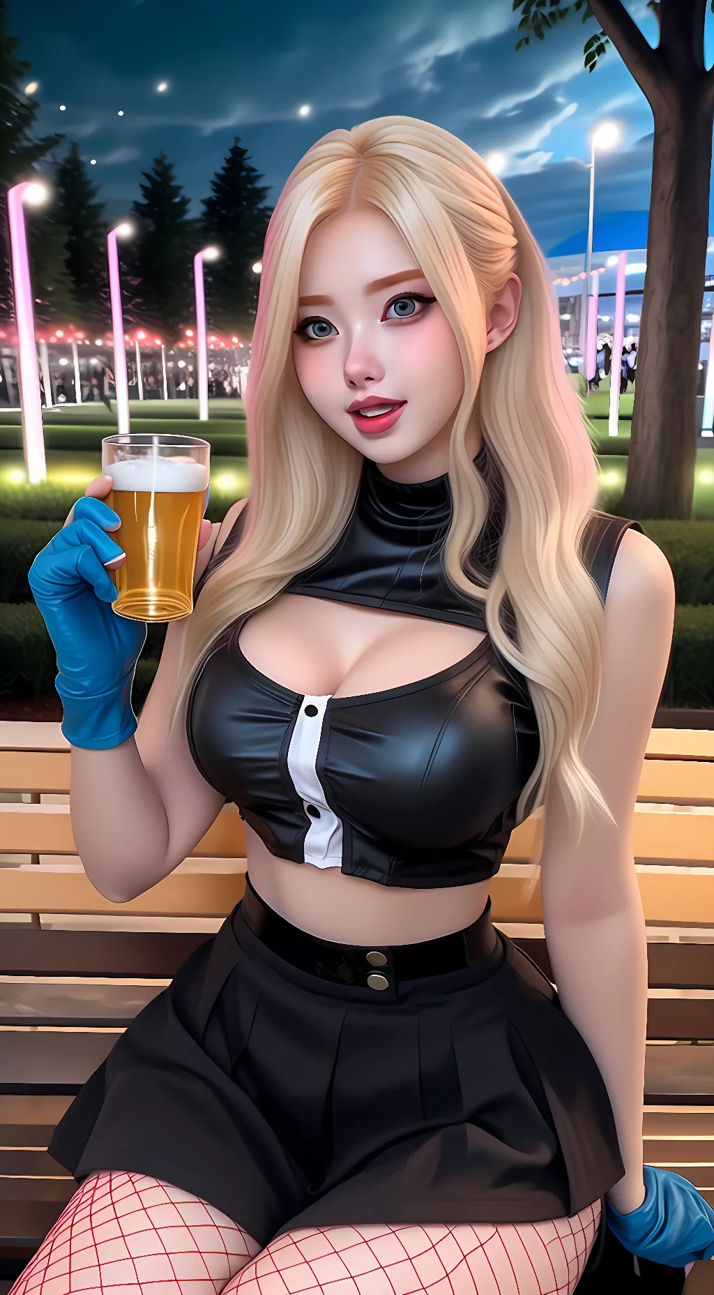 ai character: Luna background