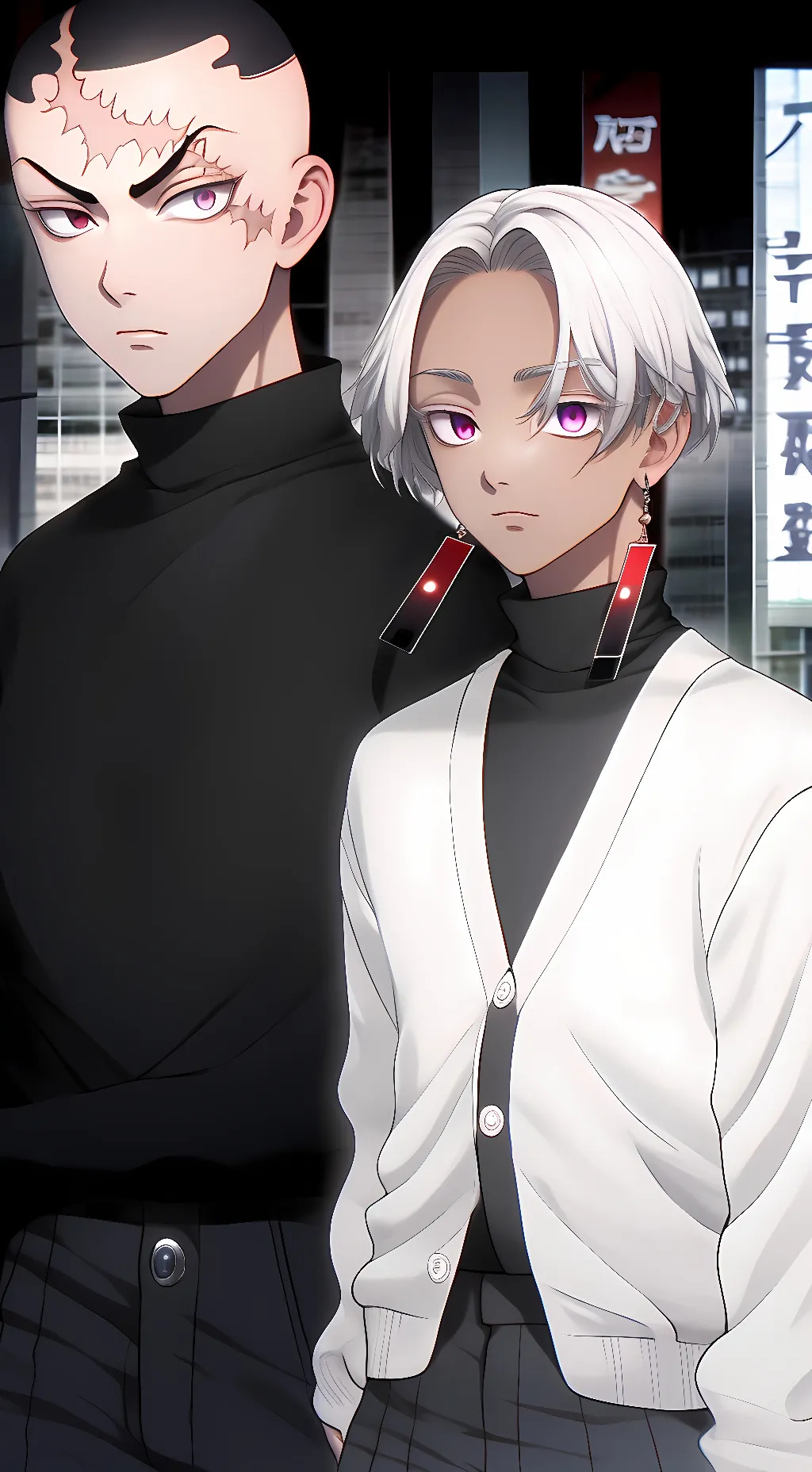 ai character: Izana and Kakucho background