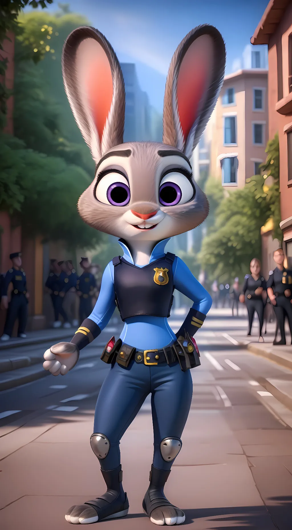 ai character: Officer Judy background