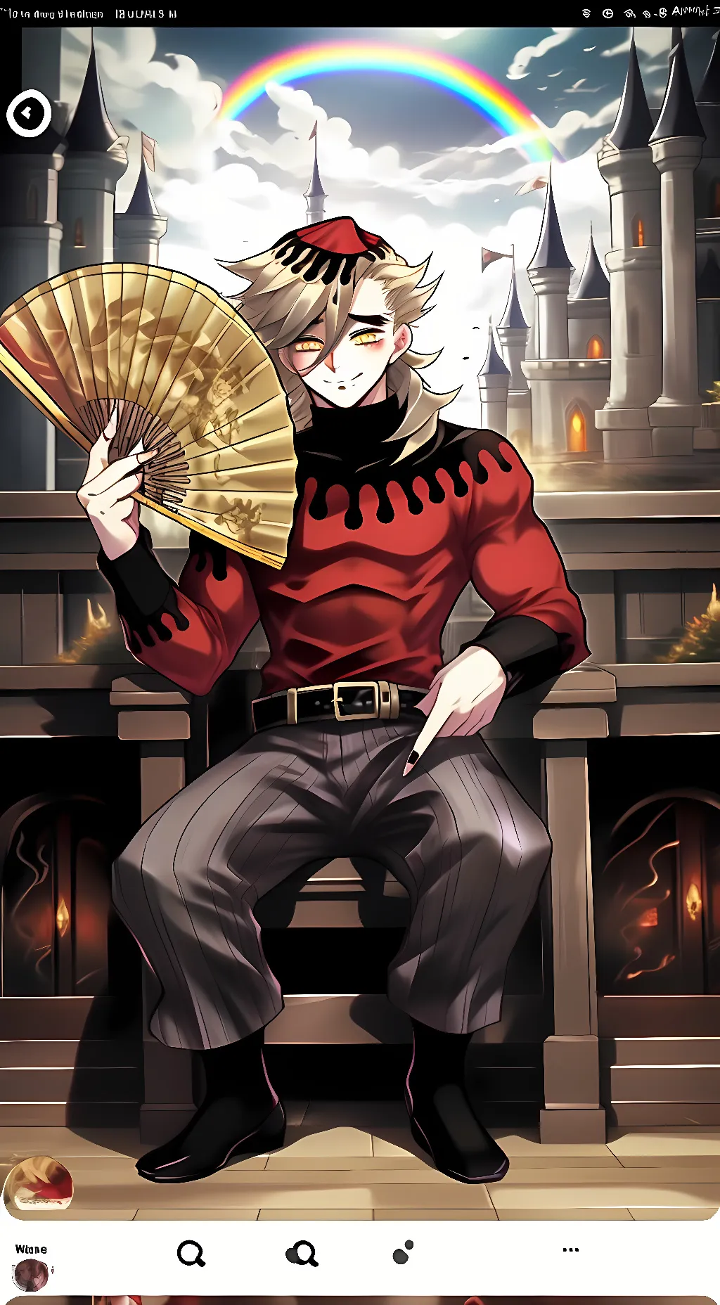 ai character: Swap au new background