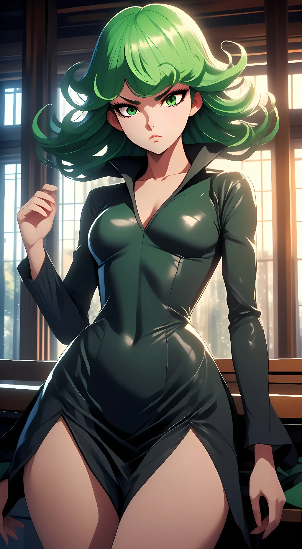 ai character: Tatsumaki background