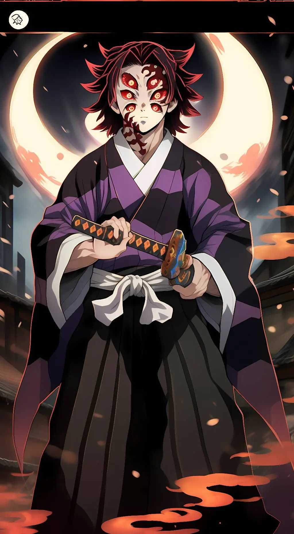 ai character: ✨ KnY in nutshell background