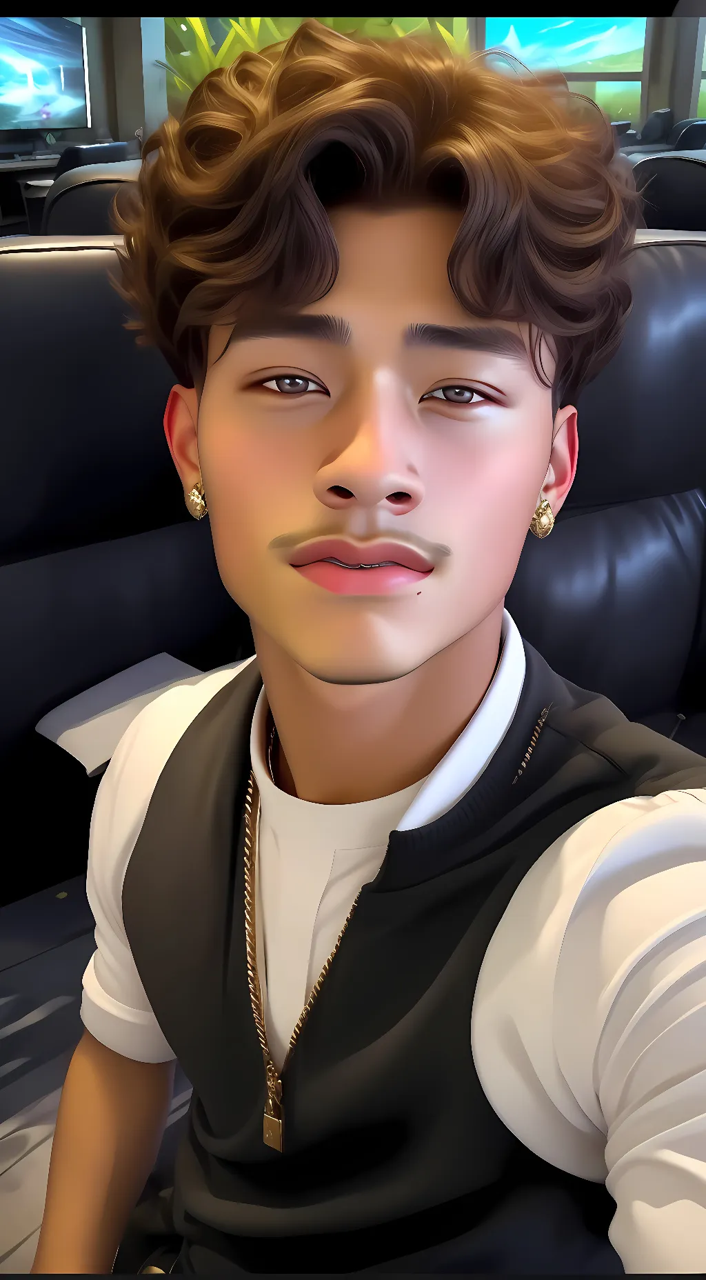 ai character: Alex chino background