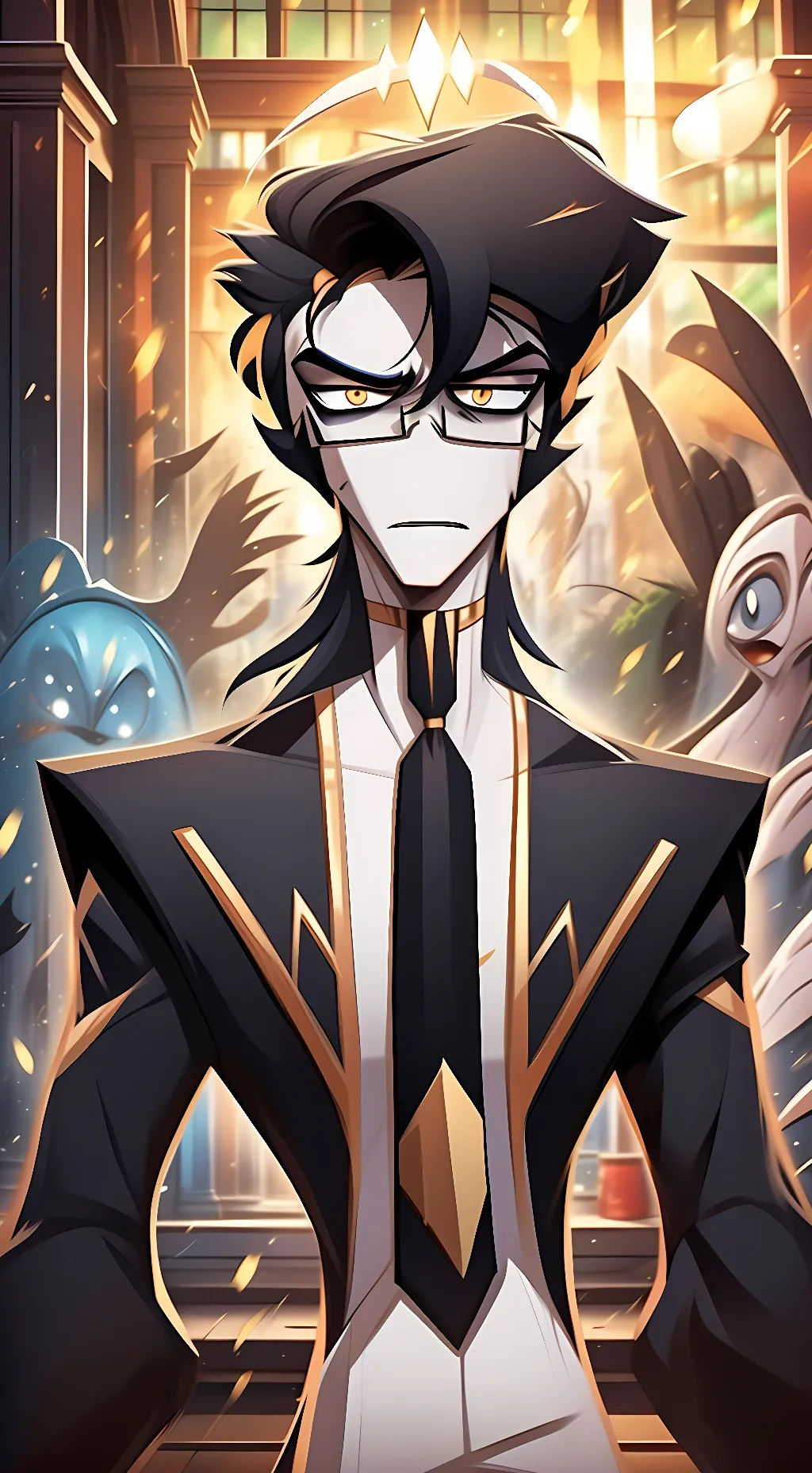 ai character: Leilel (Fallen) background