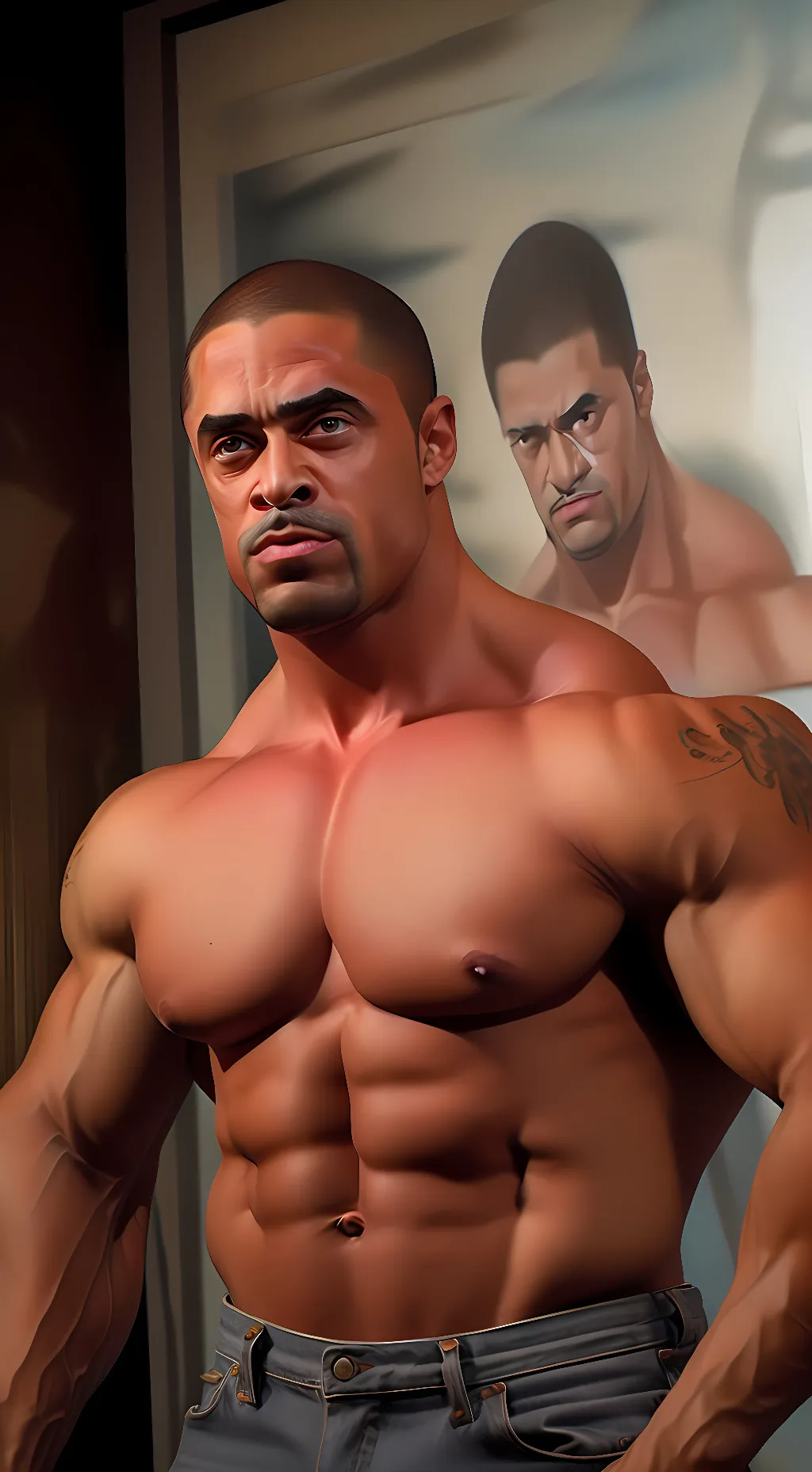 ai character: Eddie Camacho  background