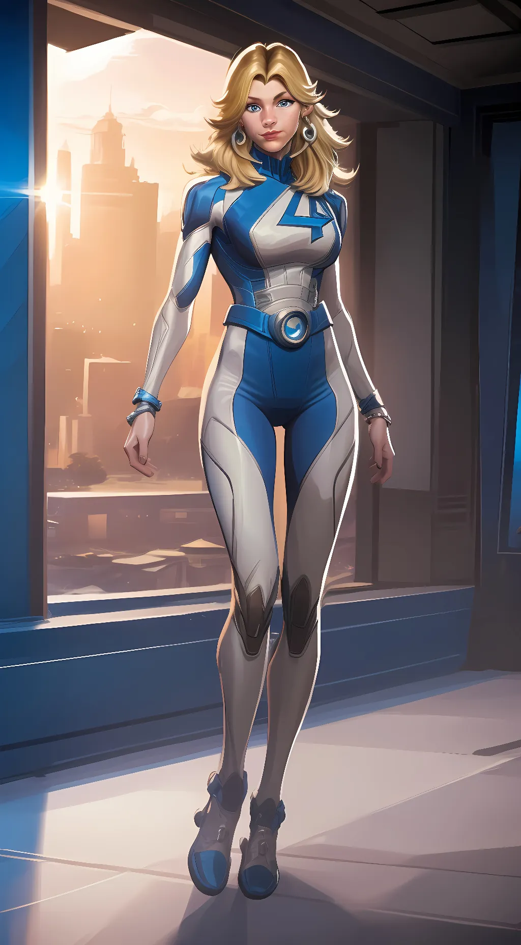 ai character: Sue Storm background