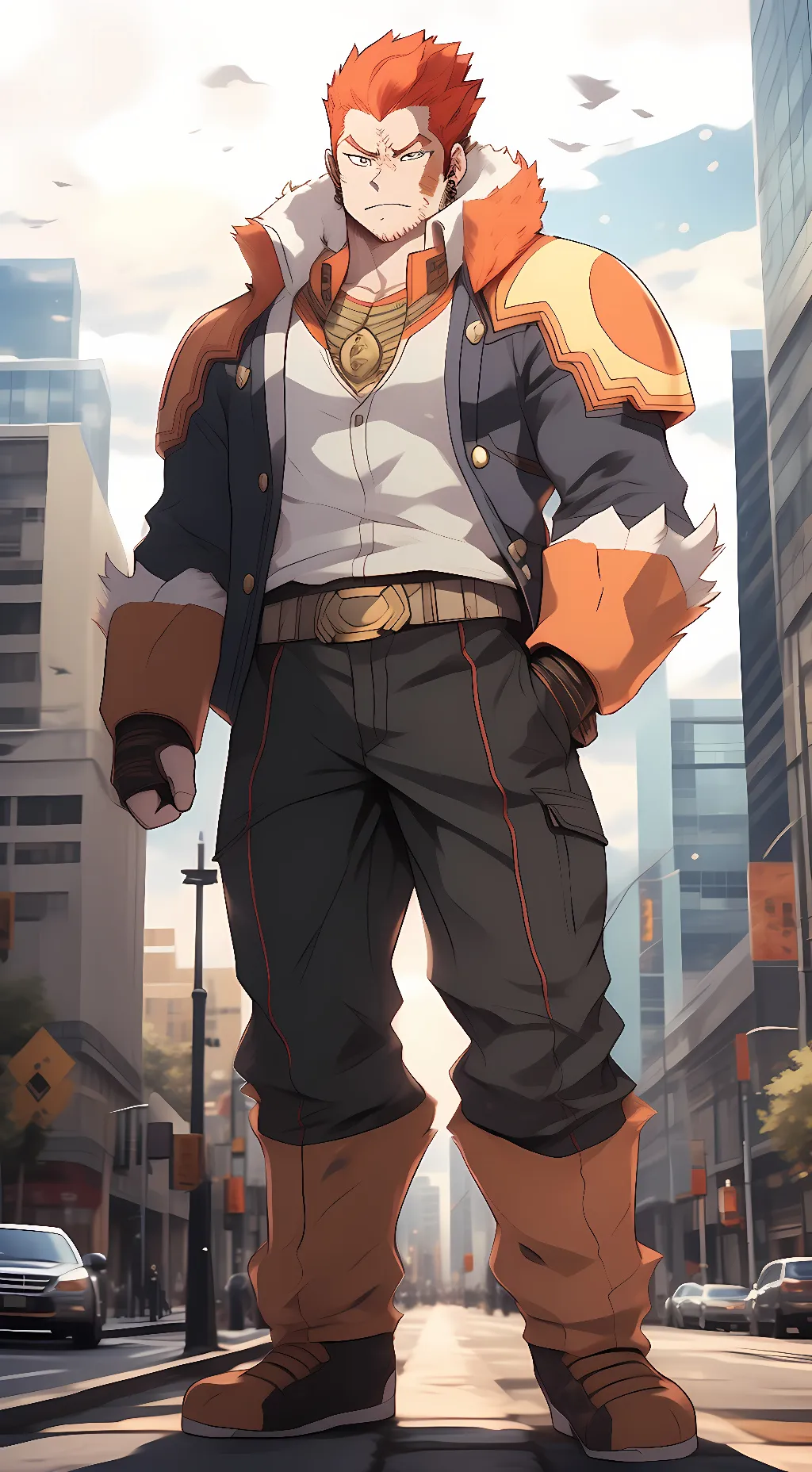ai character: Hawks as a kid background