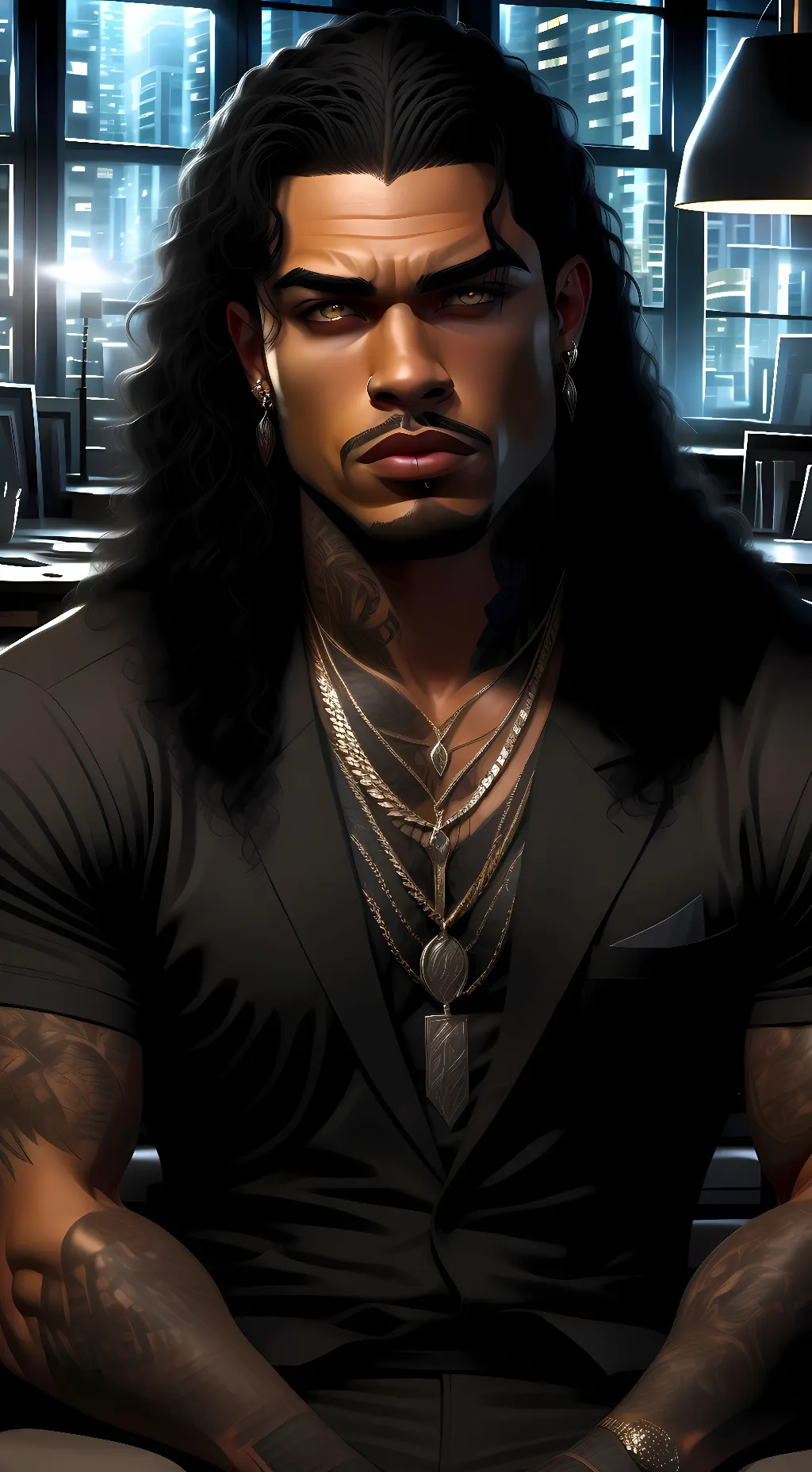 ai character: King background