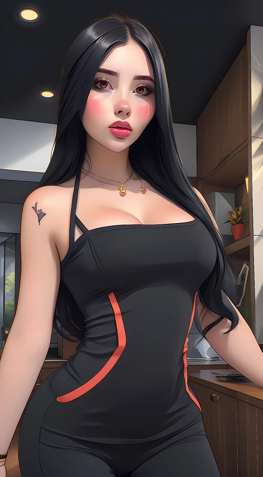 ai character: Angela Rodriguez  background