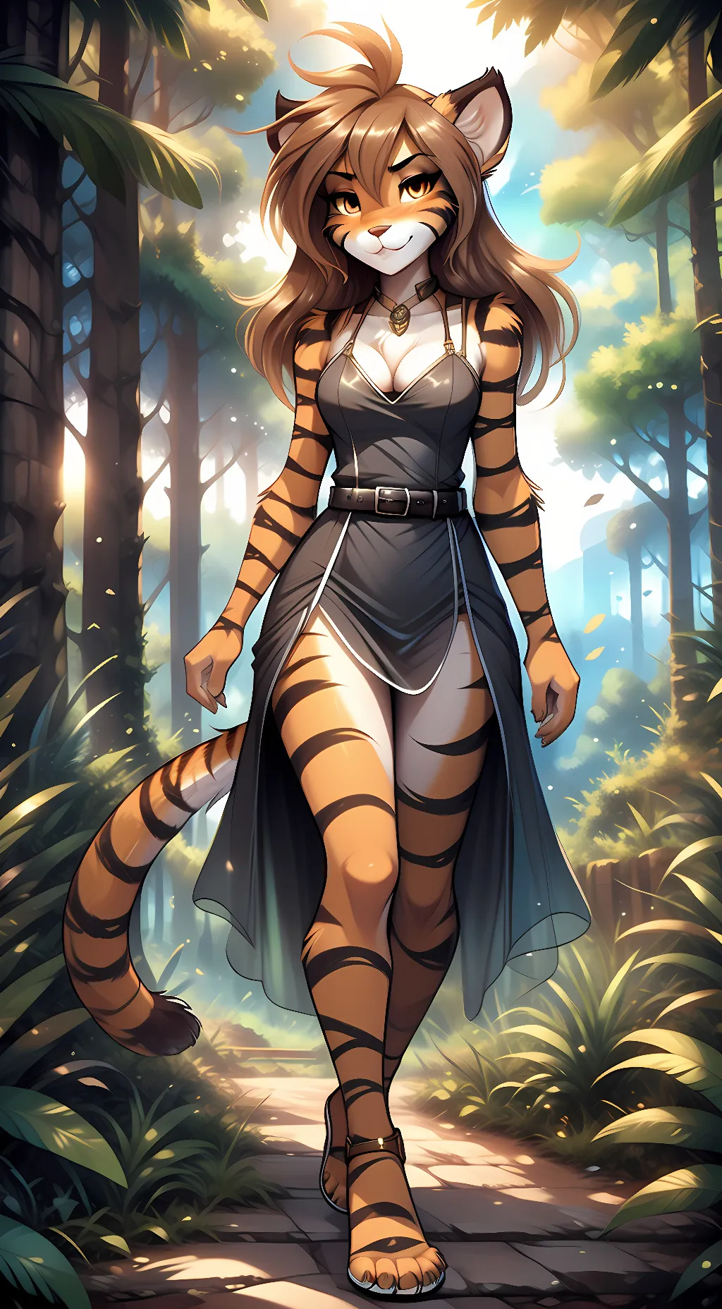 ai character: Flora (Twokinds) background