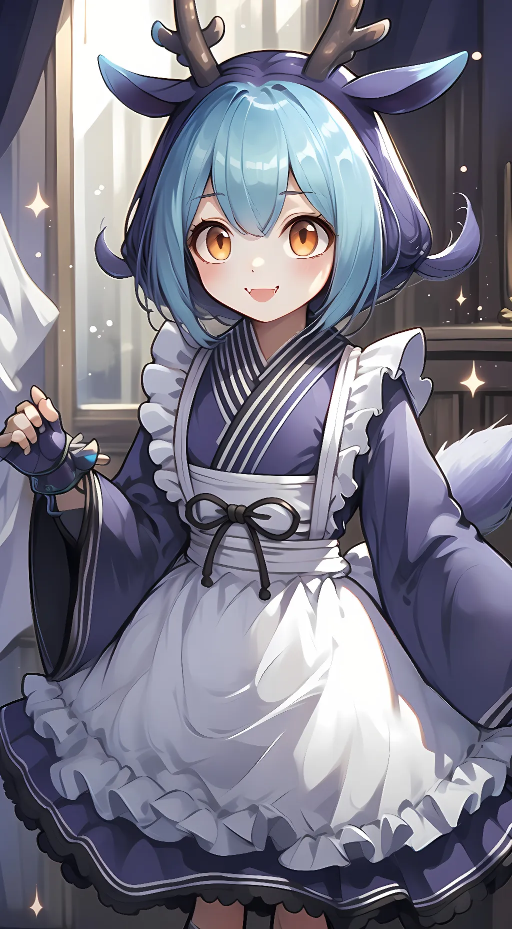 ai character: Laundry Dragonmaid background