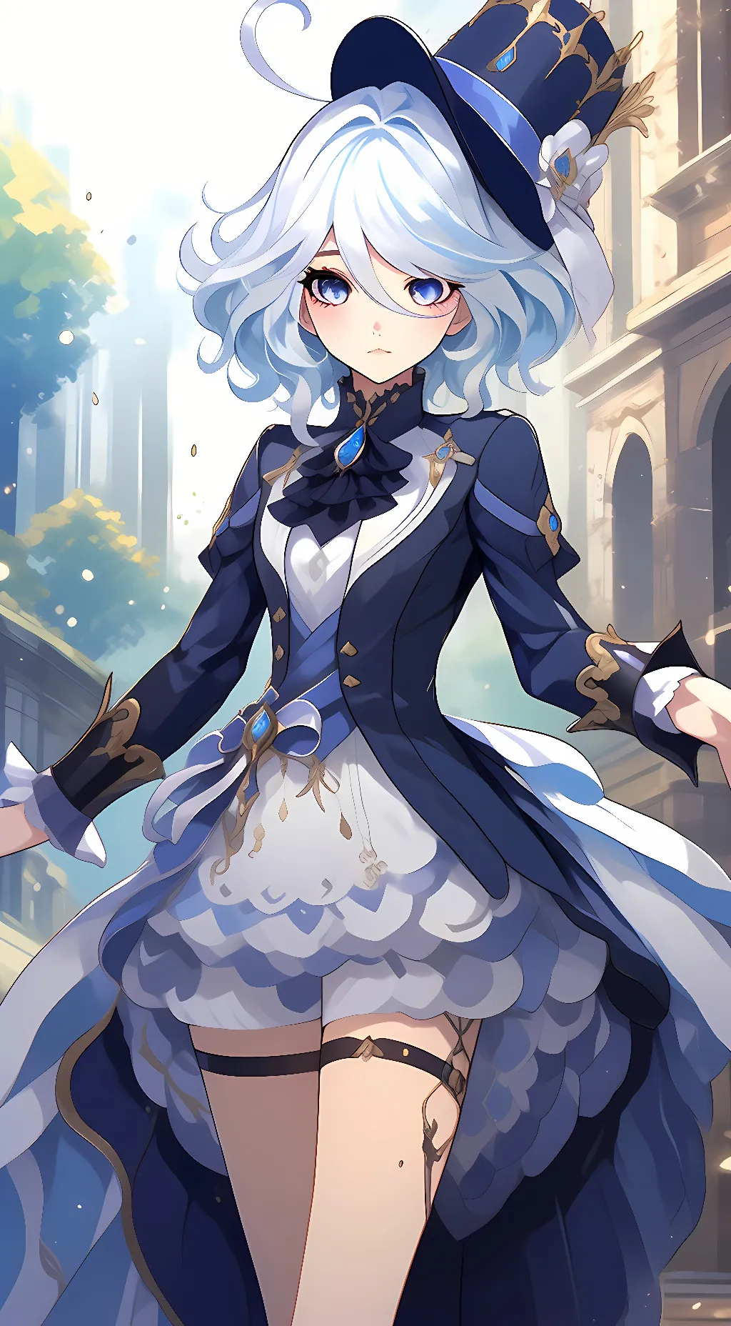 ai character: Furina background