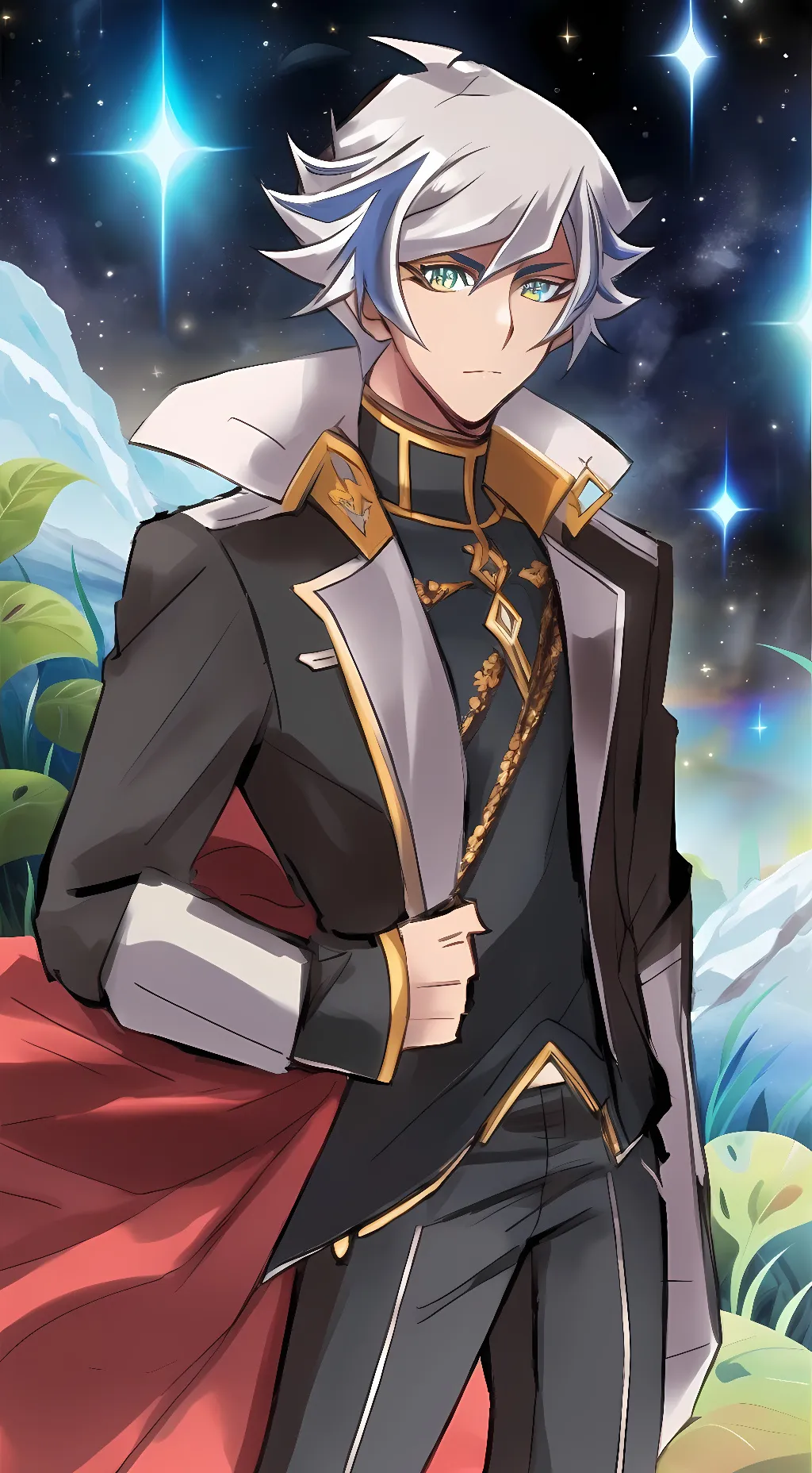 ai character: Ryoken Kogami  background
