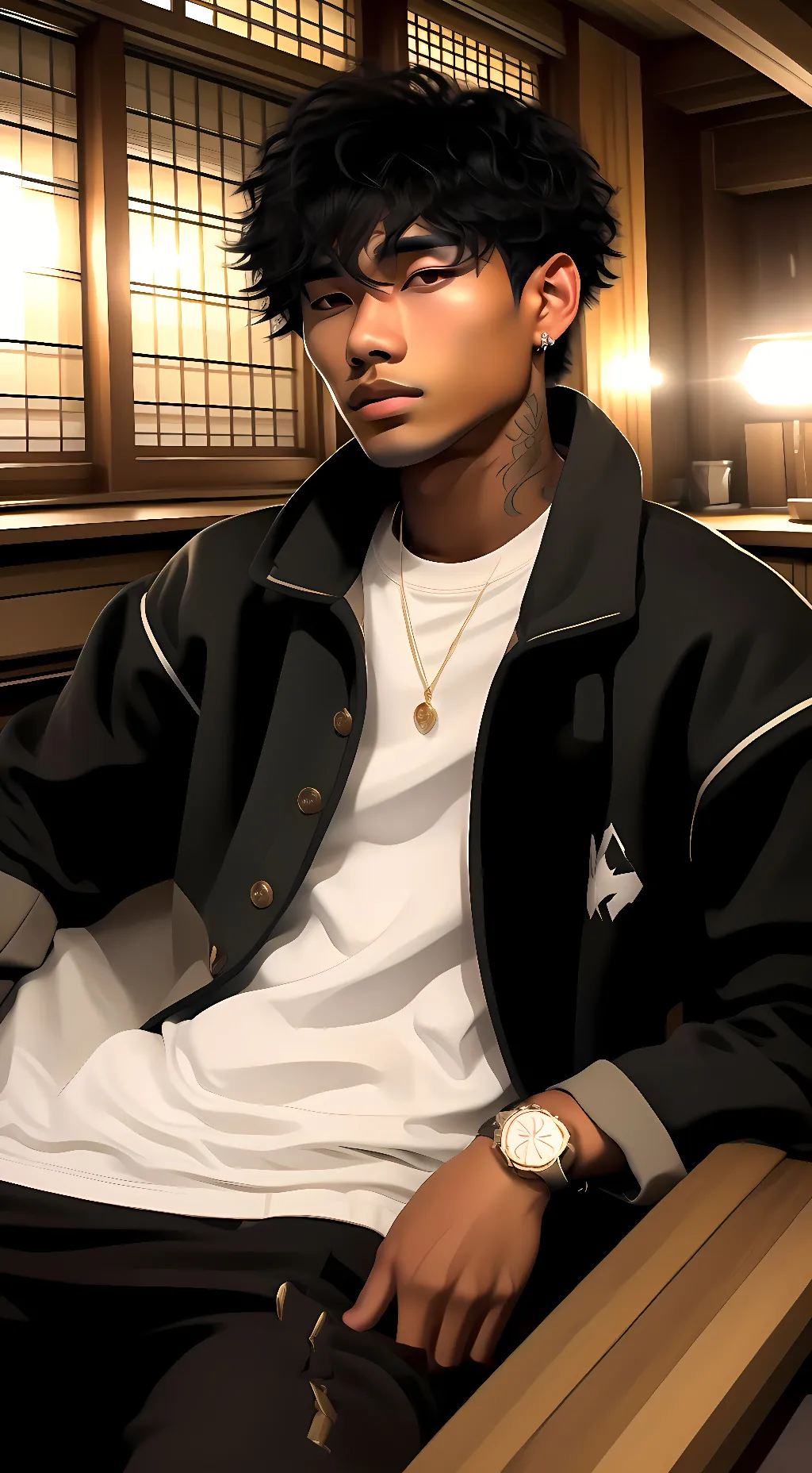 ai character: Isamu background