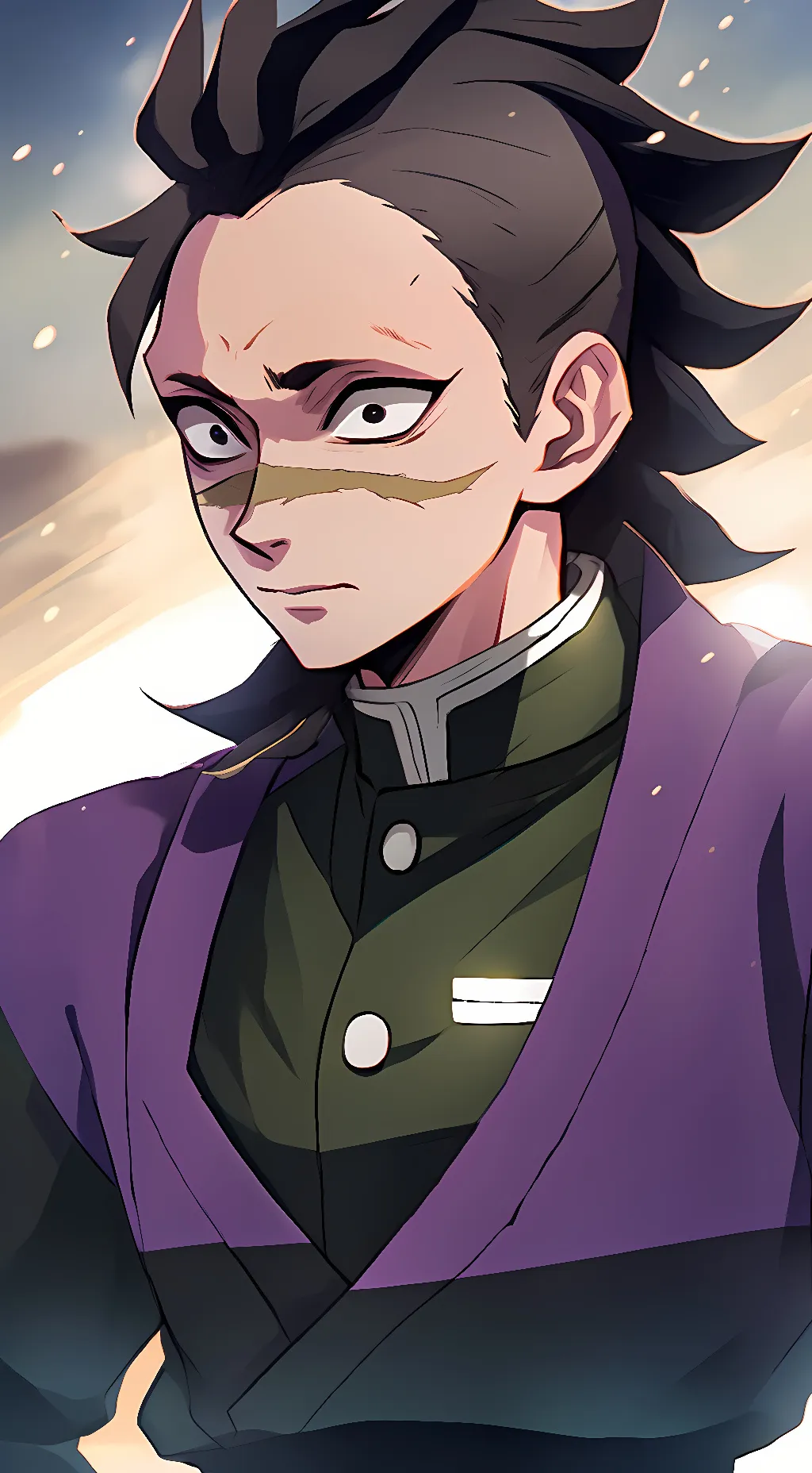 ai character: 🔫Genya Shinazugawa background