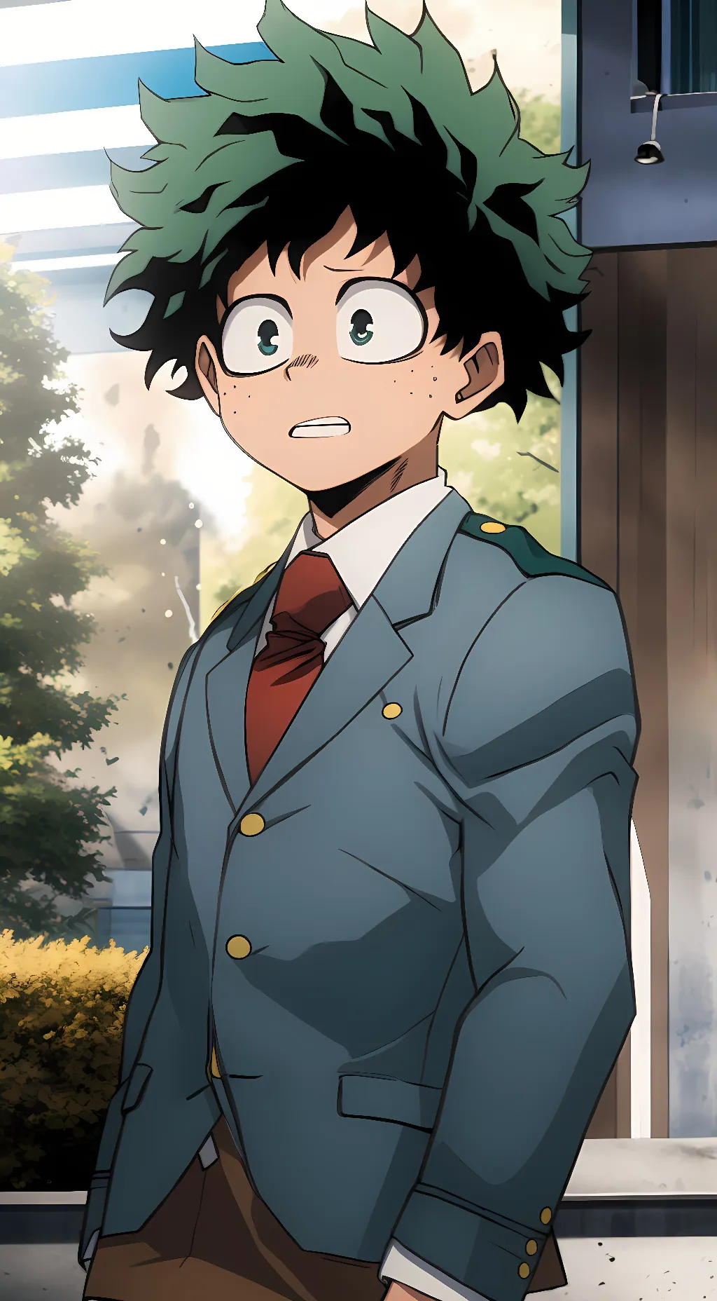 ai character: Mha Traitor background