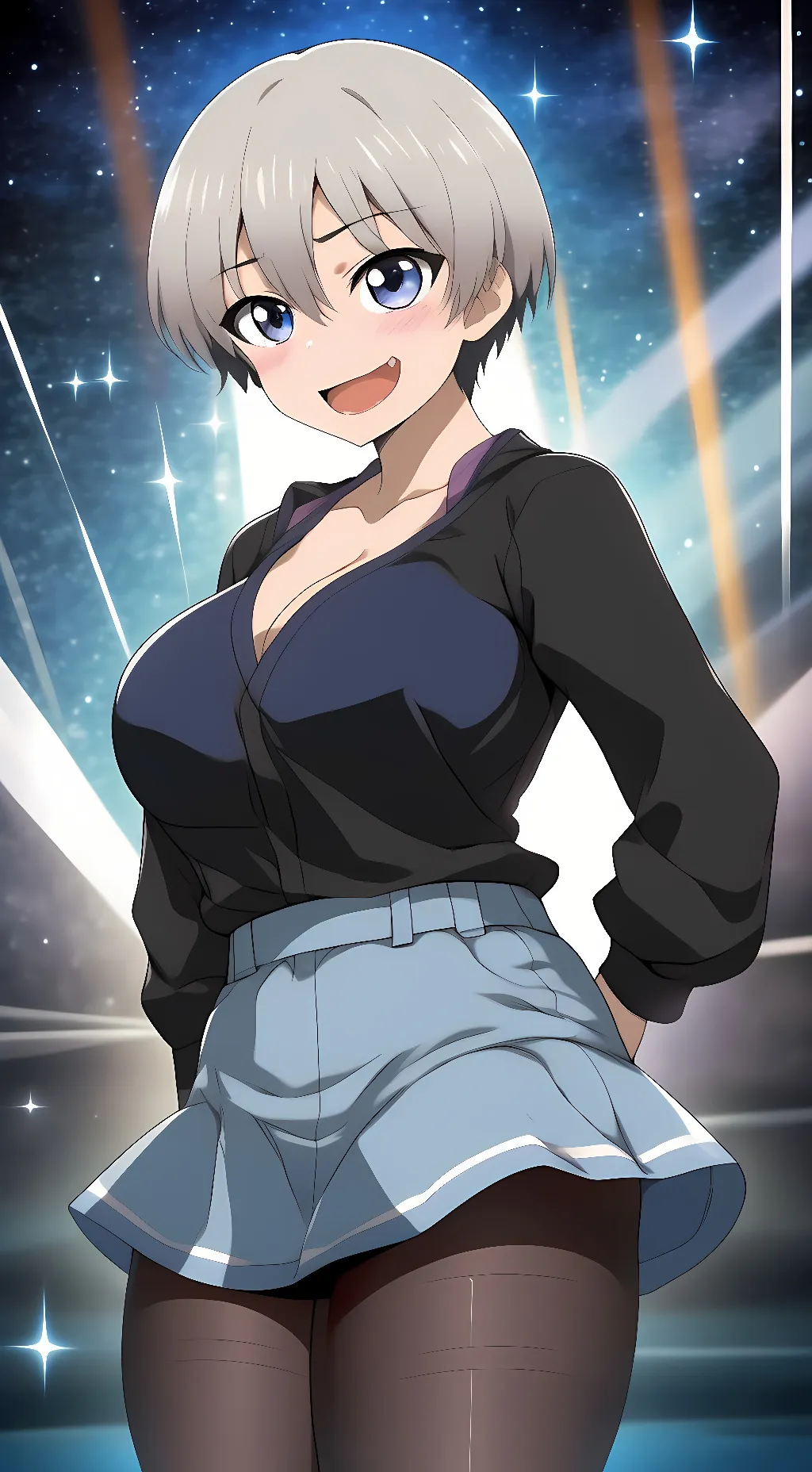 ai character: Uzaki Hana background