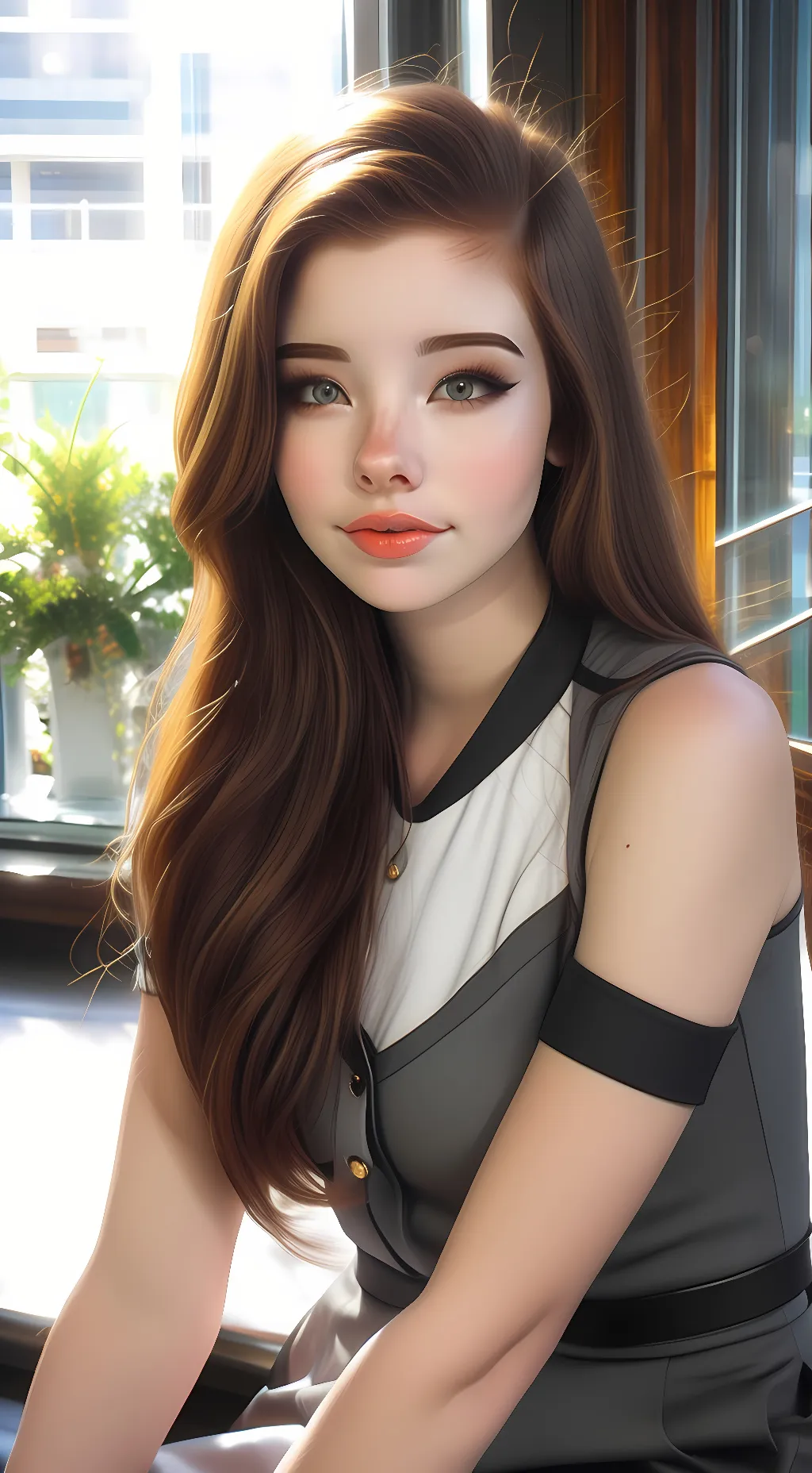 ai character: Haley  background