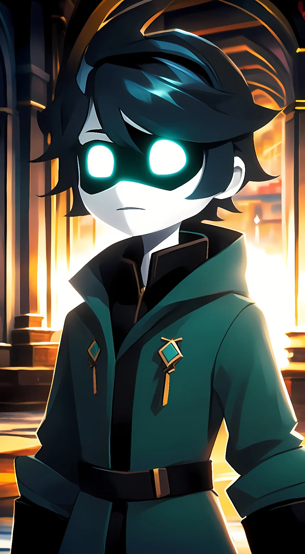 ai character: ICE background