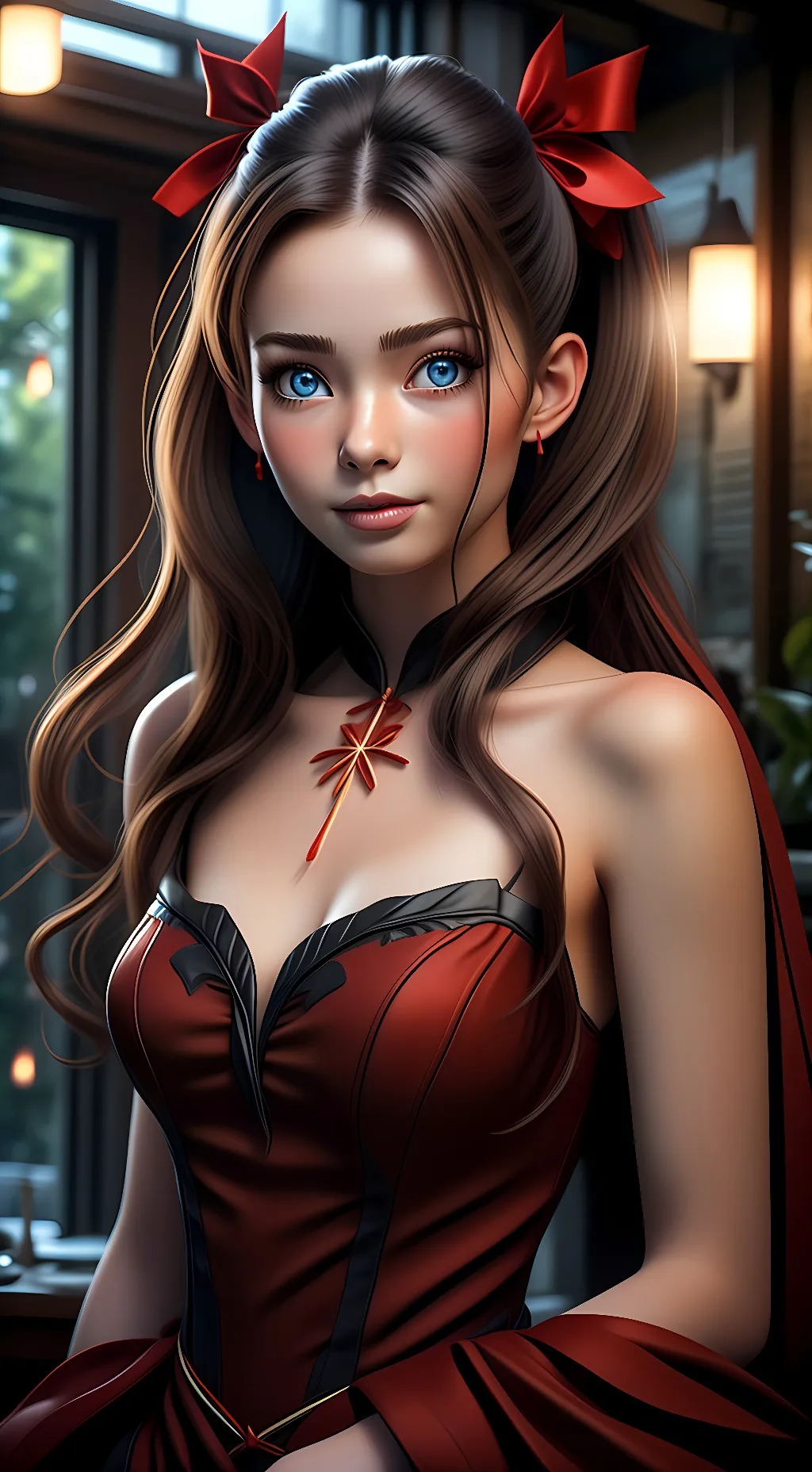 ai character: Rin Tohsaka background