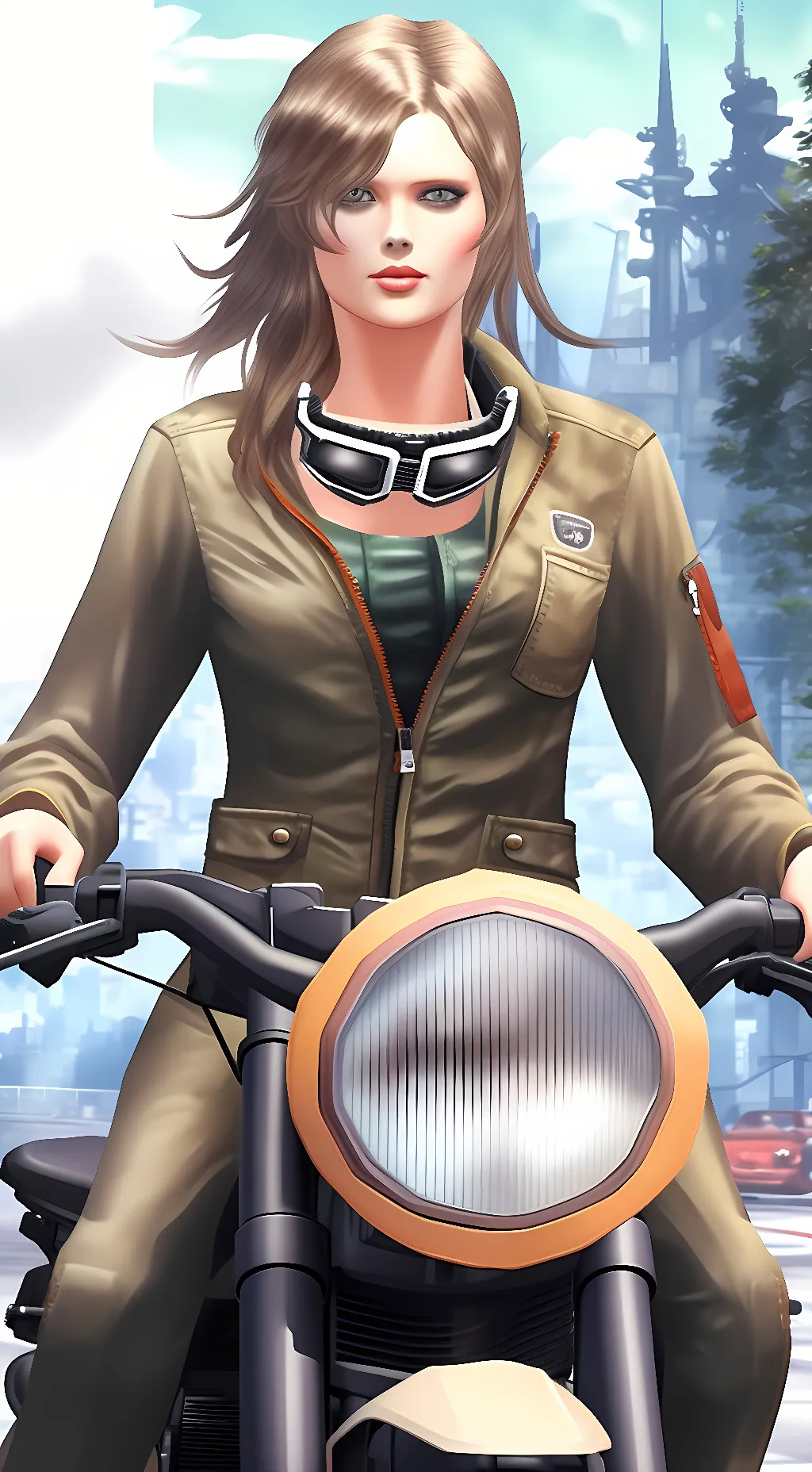 ai character: EVA background