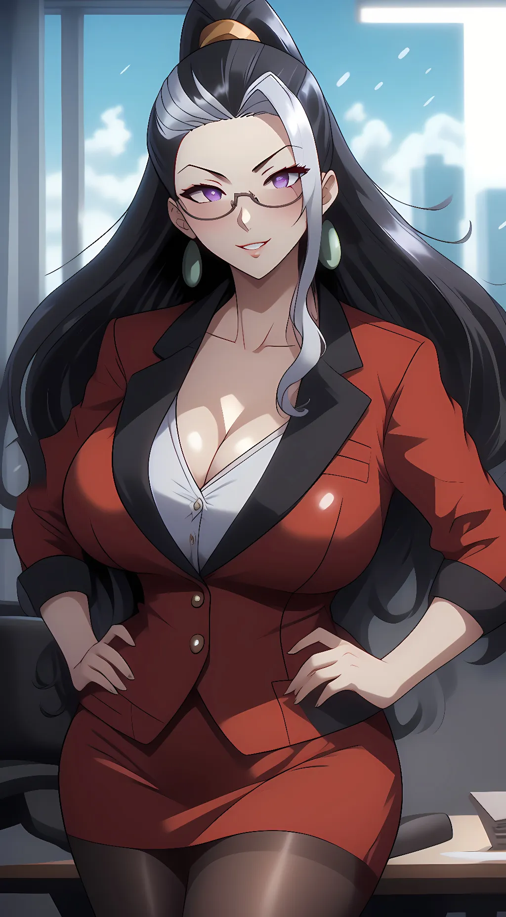 ai character: Rikka Sumeragi background
