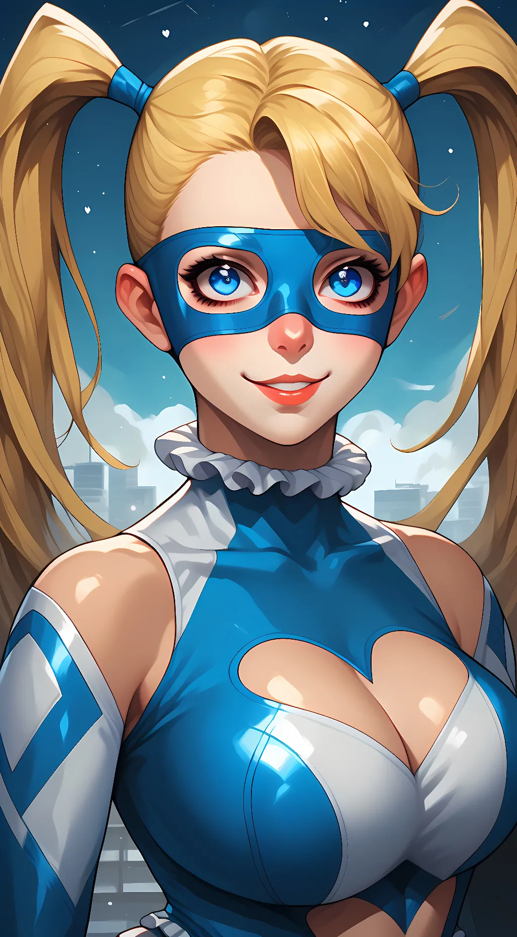 ai character: Rainbow Mika  background