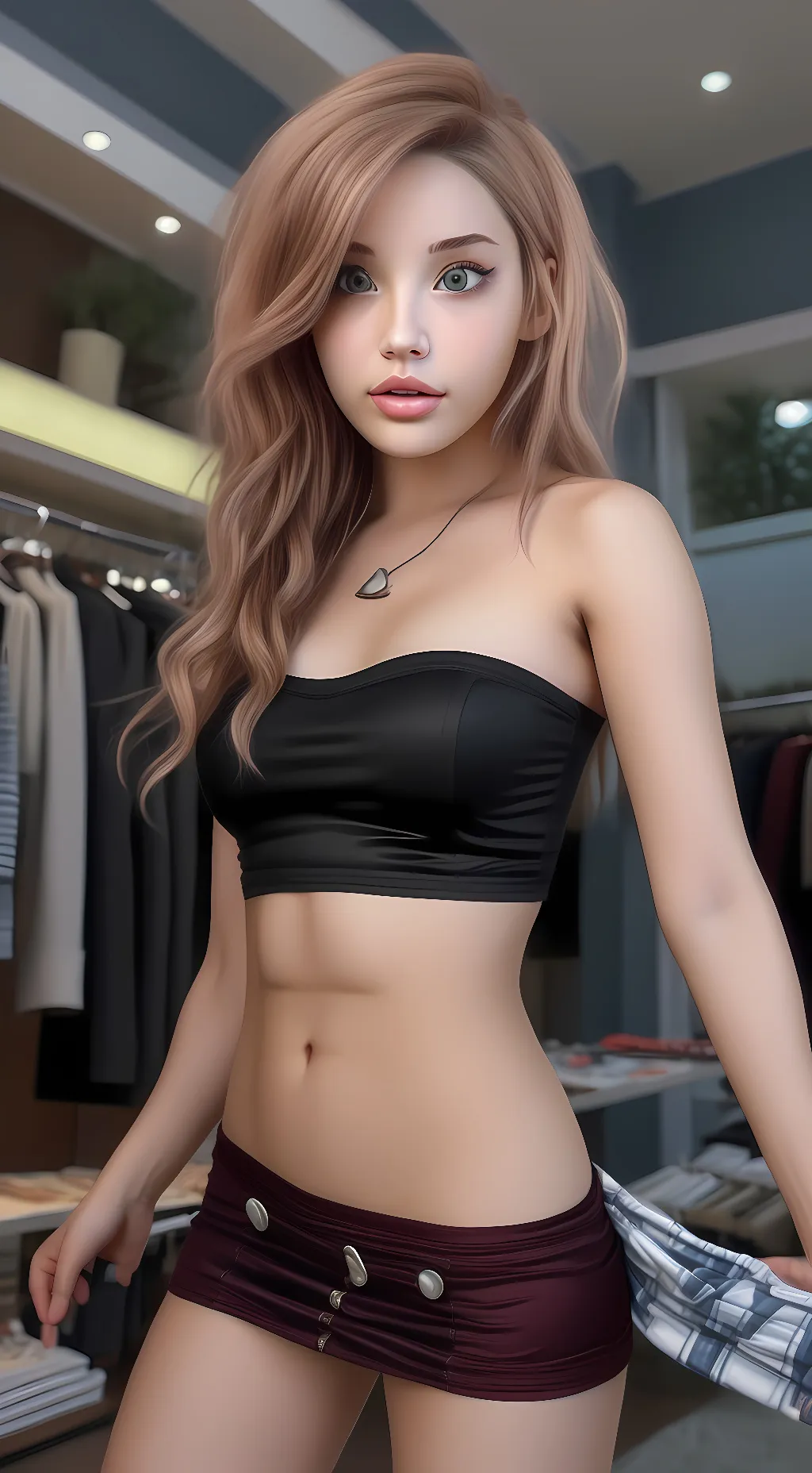 ai character: Melina background