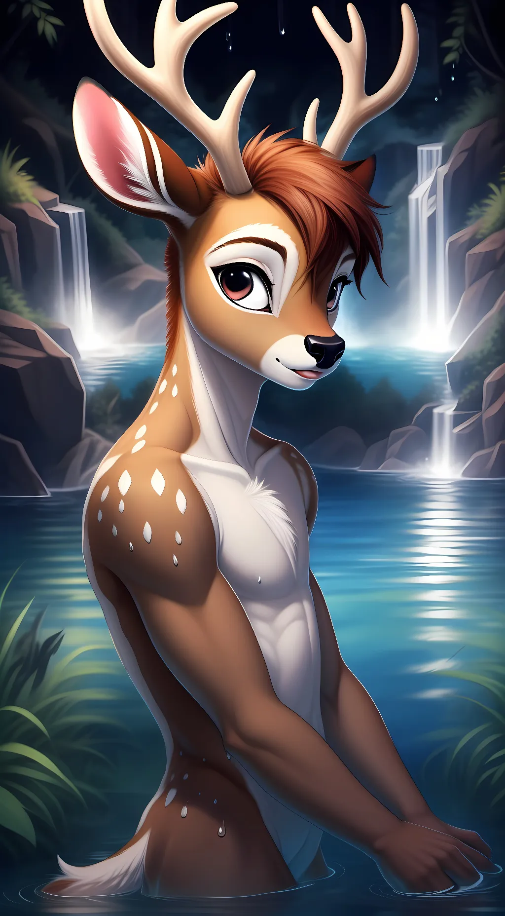 ai character: Bambi background