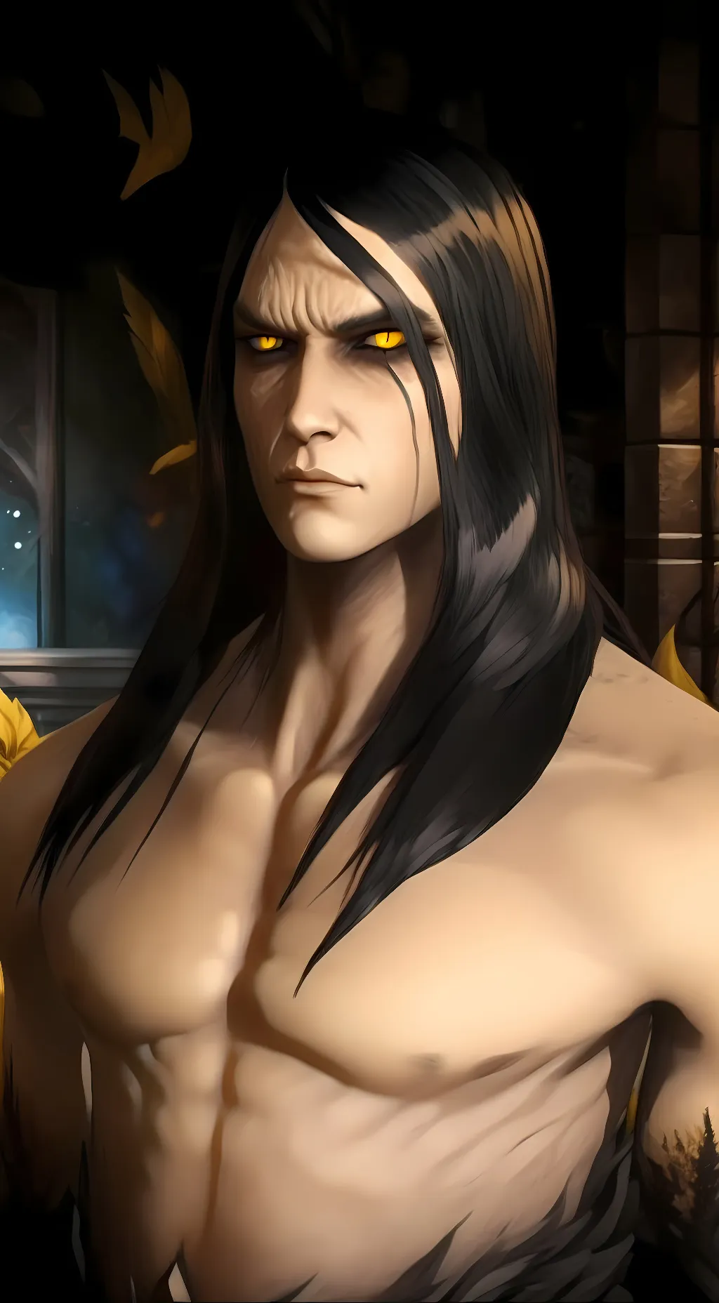 ai character: Satan  background