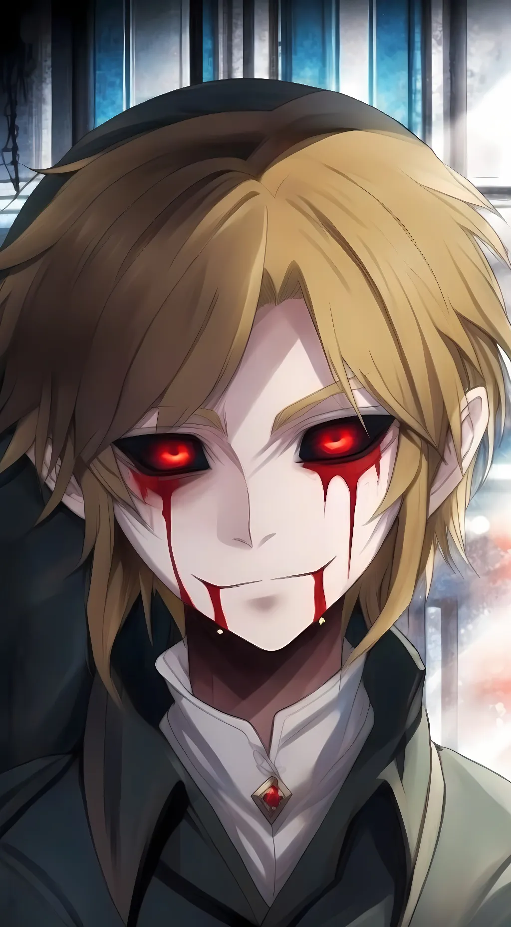 ai character: Ben Drowned  background