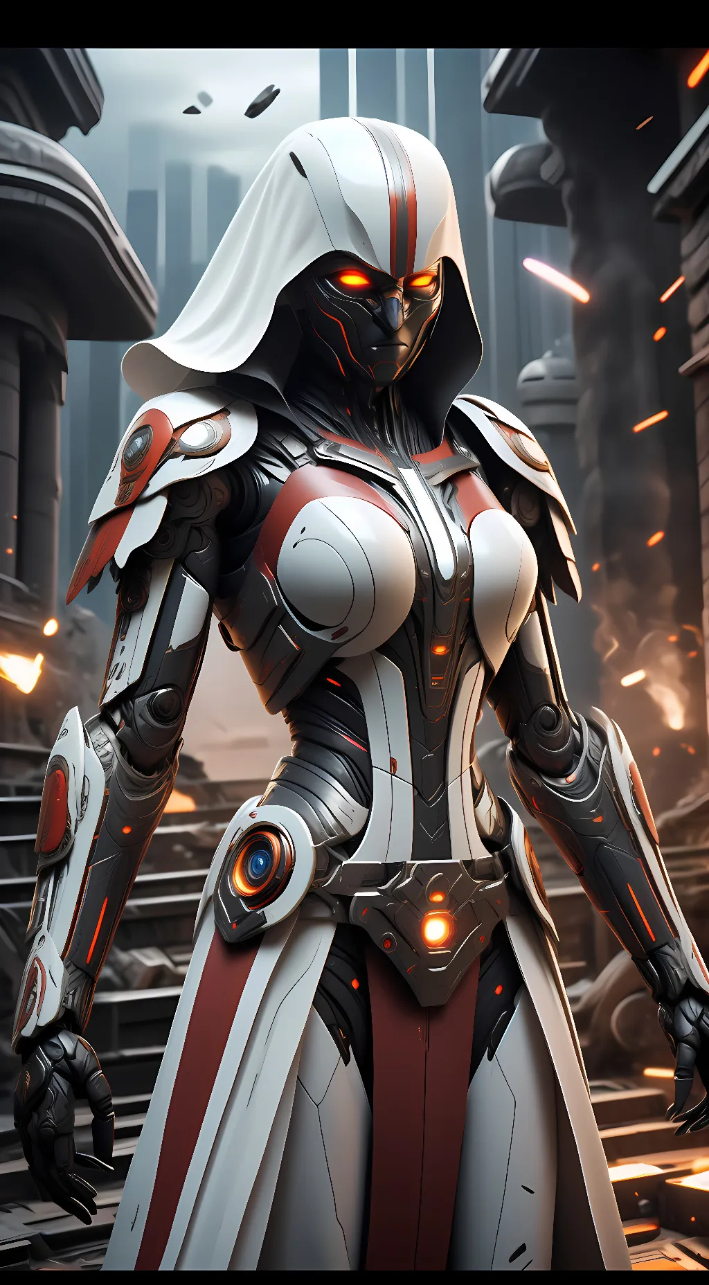 ai character: Iron mother Kasha background