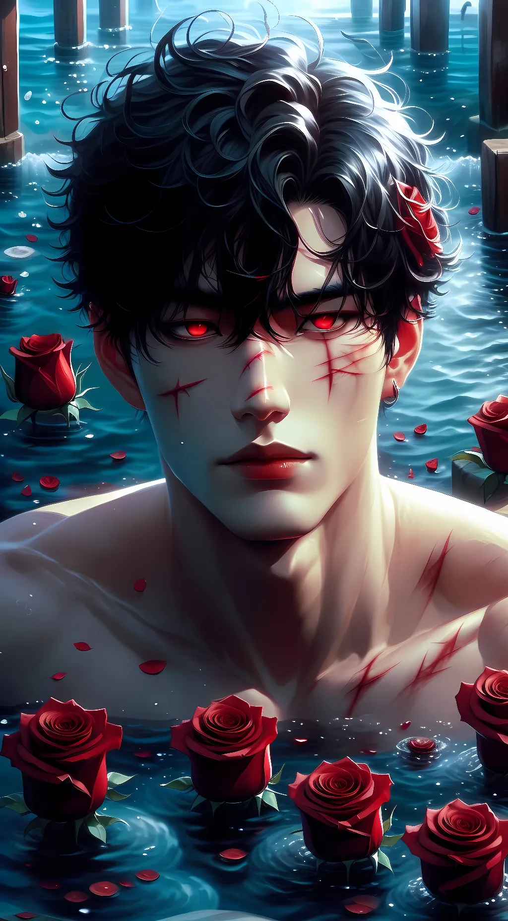 ai character: Aaron  background