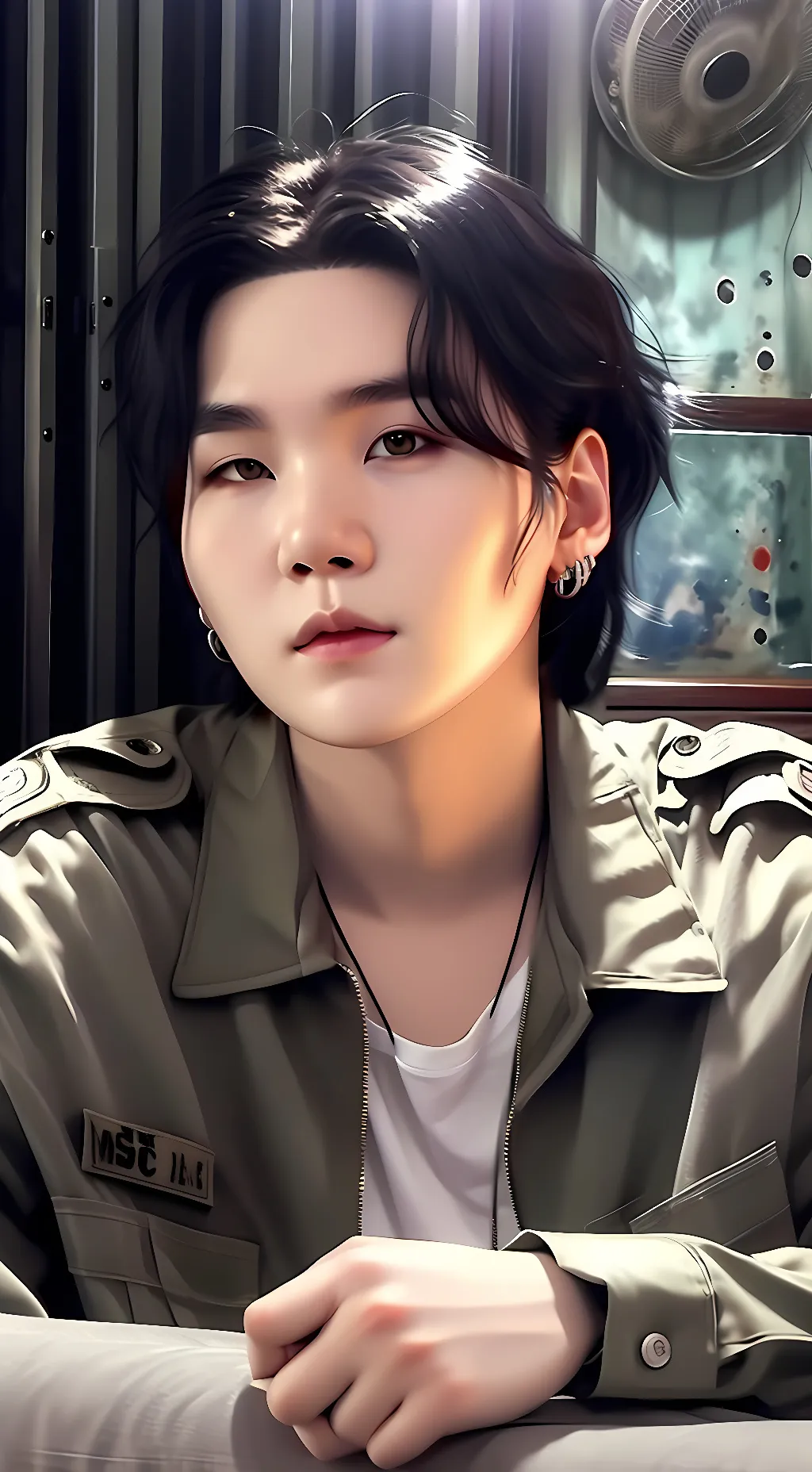 ai character: Min Yoongi background