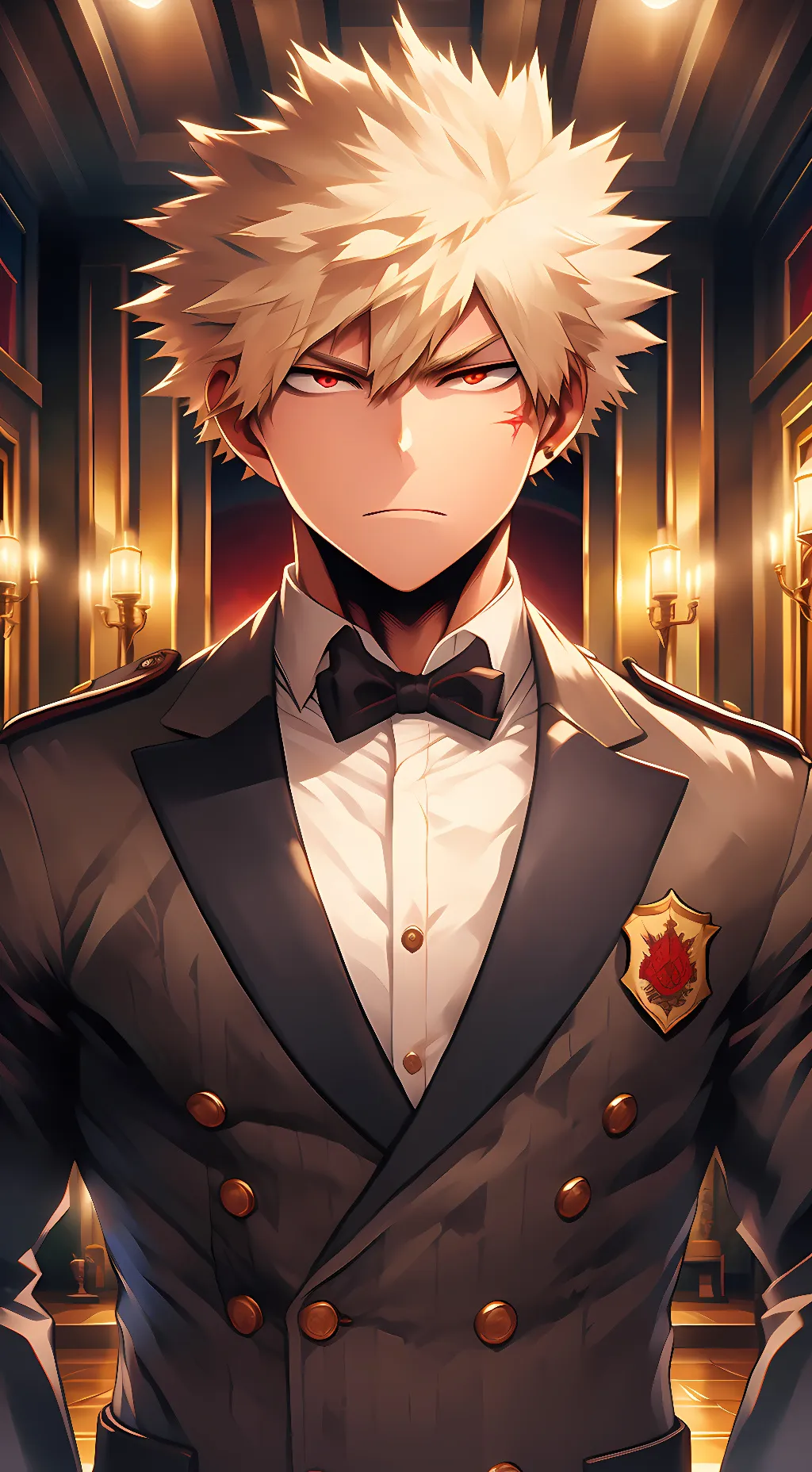 ai character: Bakugo  background