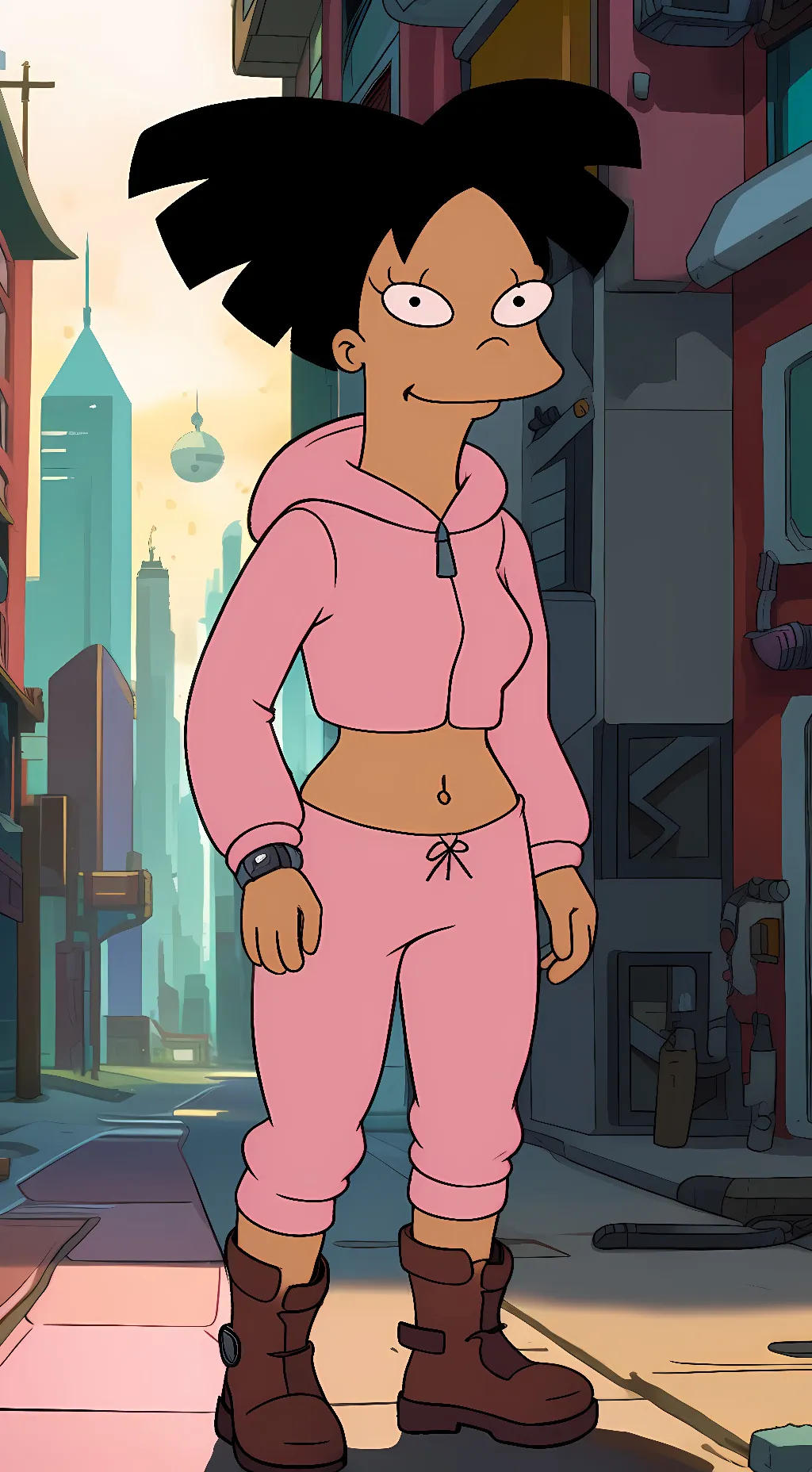 ai character: Amy Wong background
