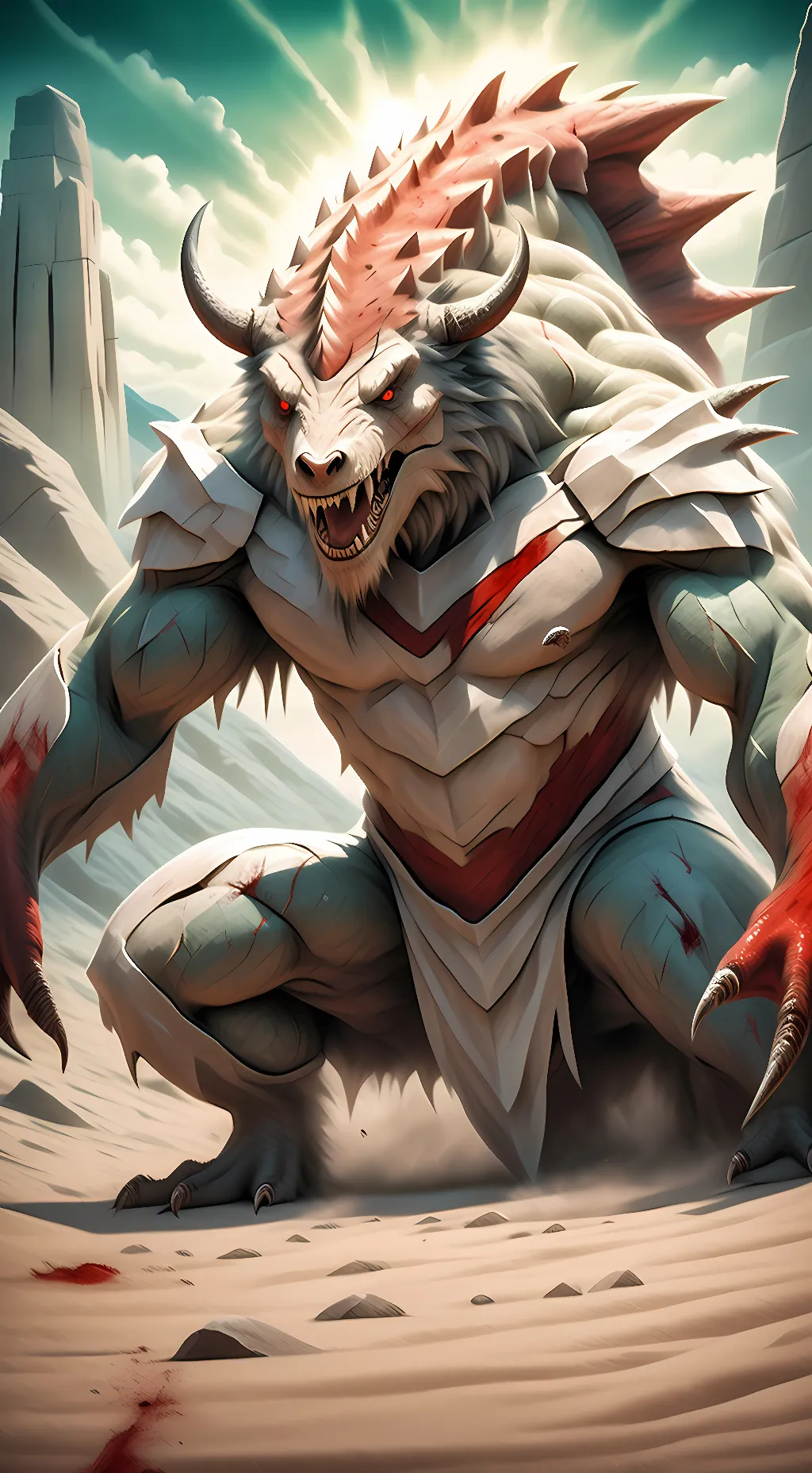 ai character: gragonit background