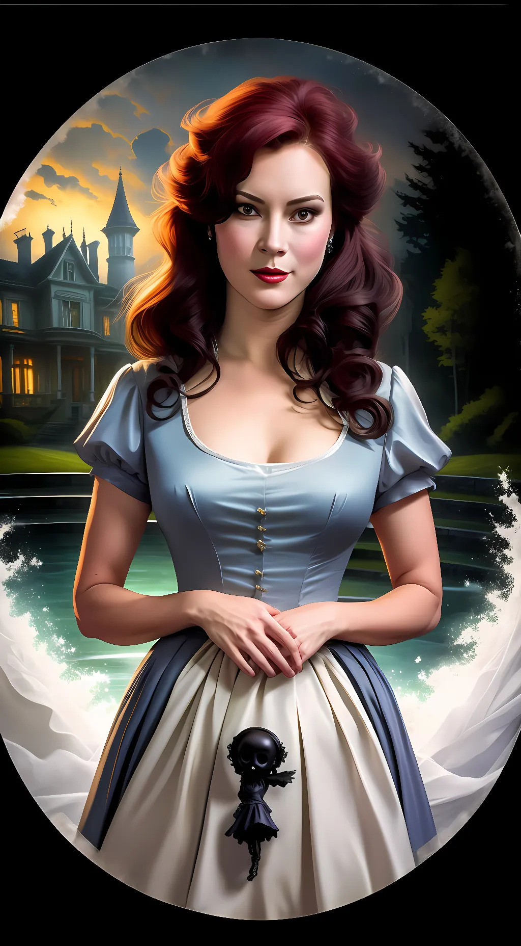 ai character: Leota background