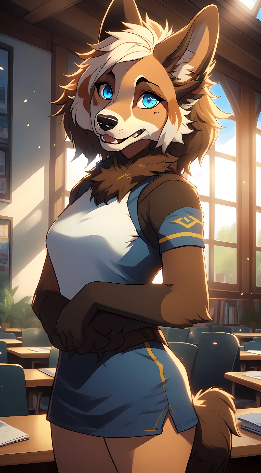 ai character: Hailey background