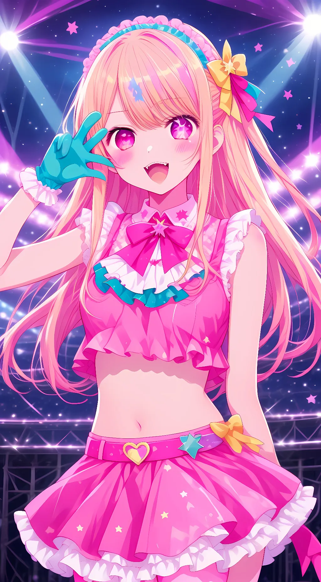 ai character: Hoshino Ruby background