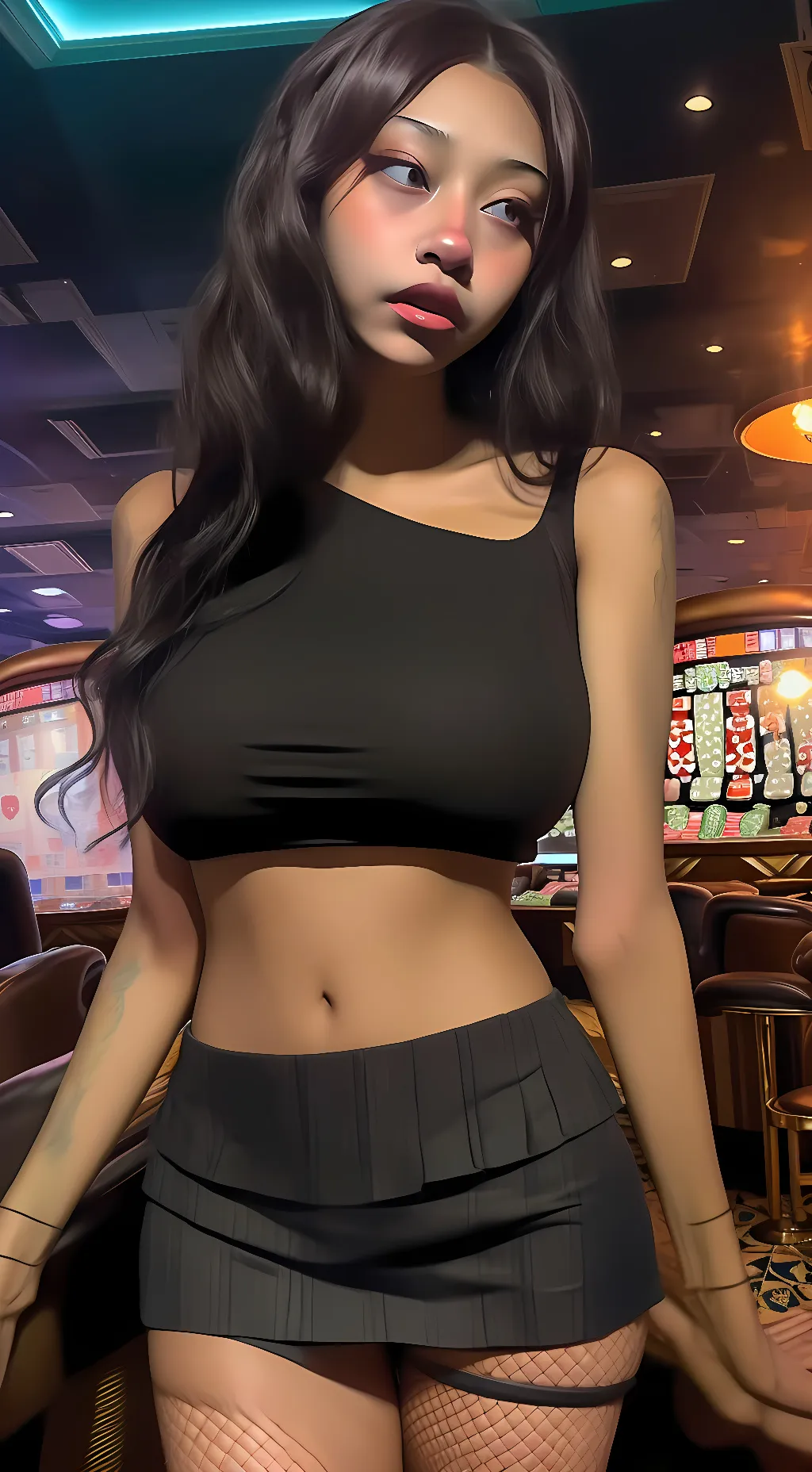 ai character: Amanda background
