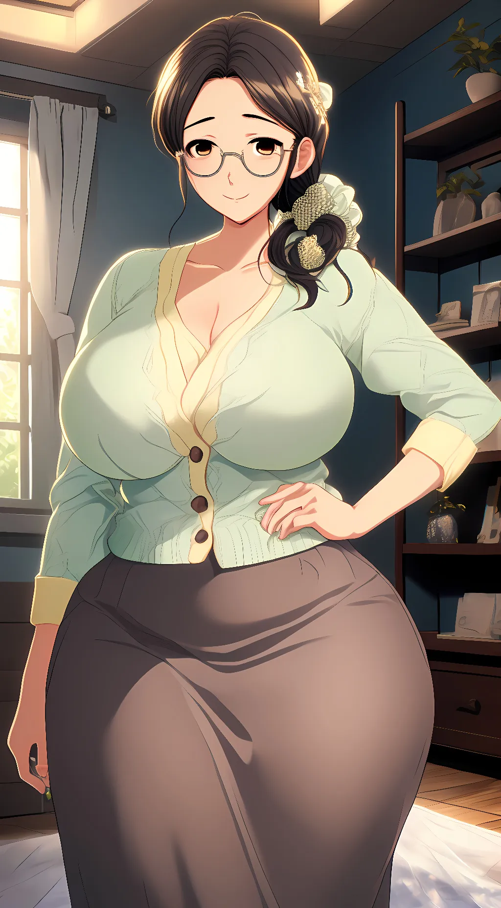 ai character: Mifuyu Mamiya background