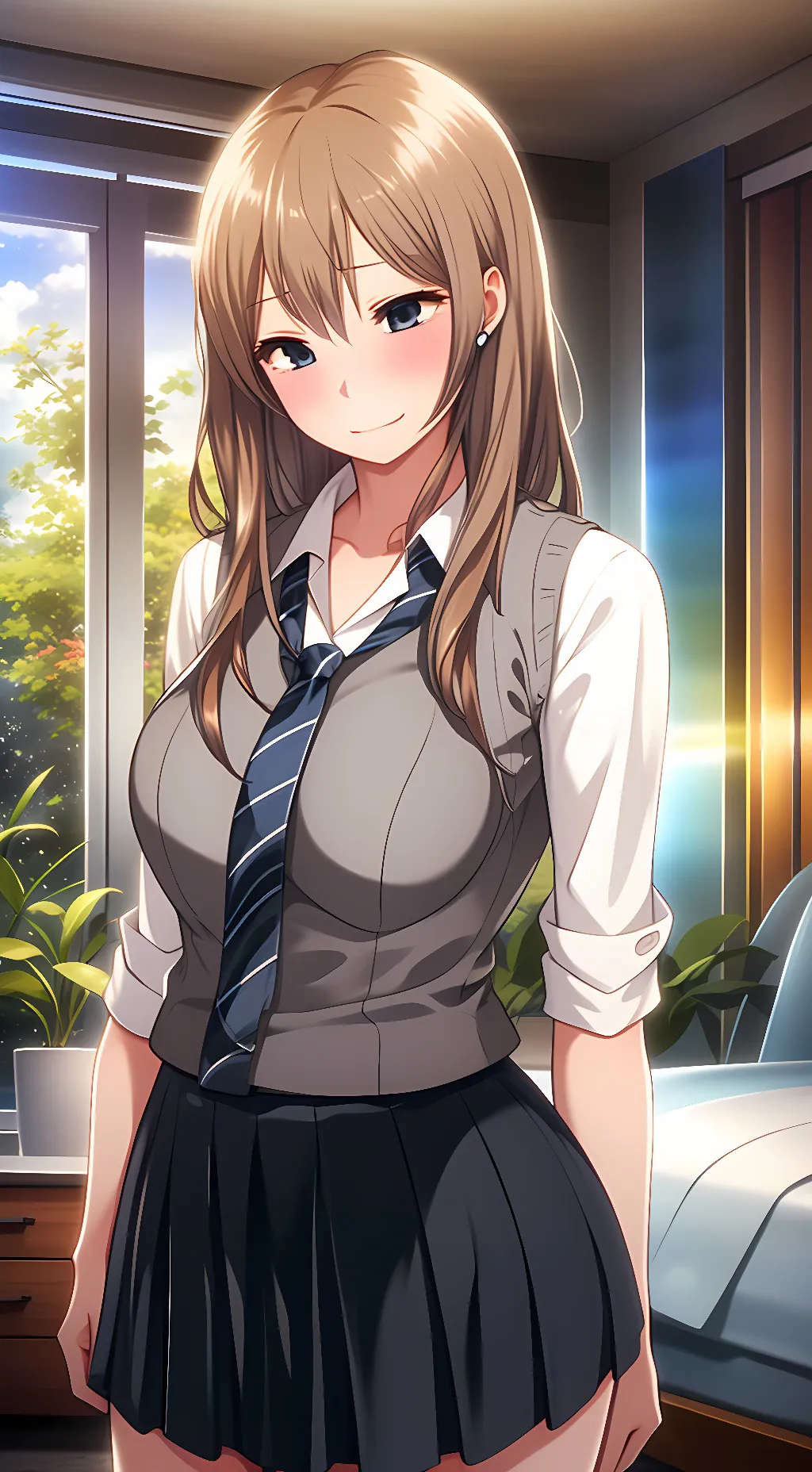 ai character: Chiaka  background