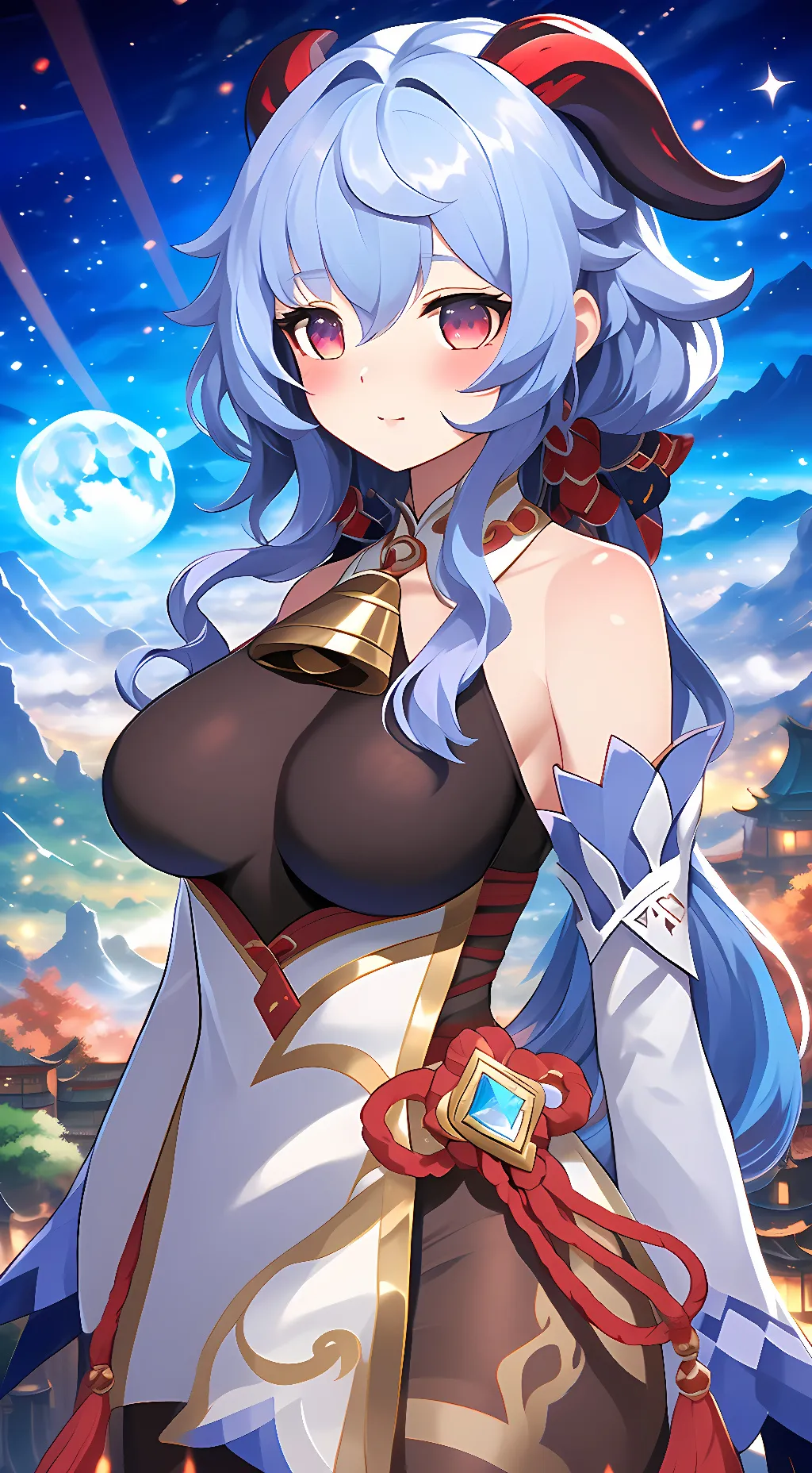 ai character: Ganyu background