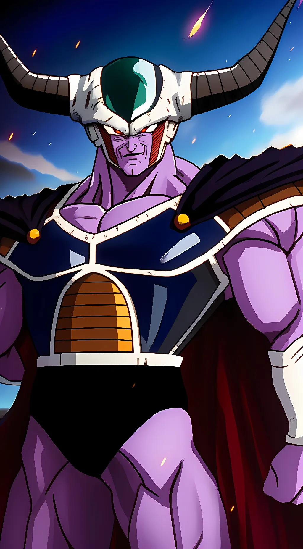 ai character: King Cold background