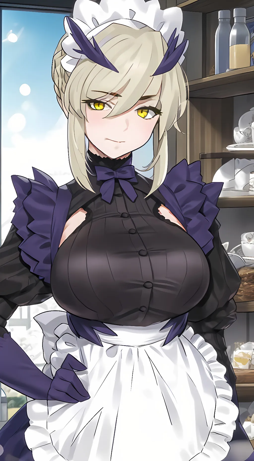 ai character: Artoria A. (Maid) background