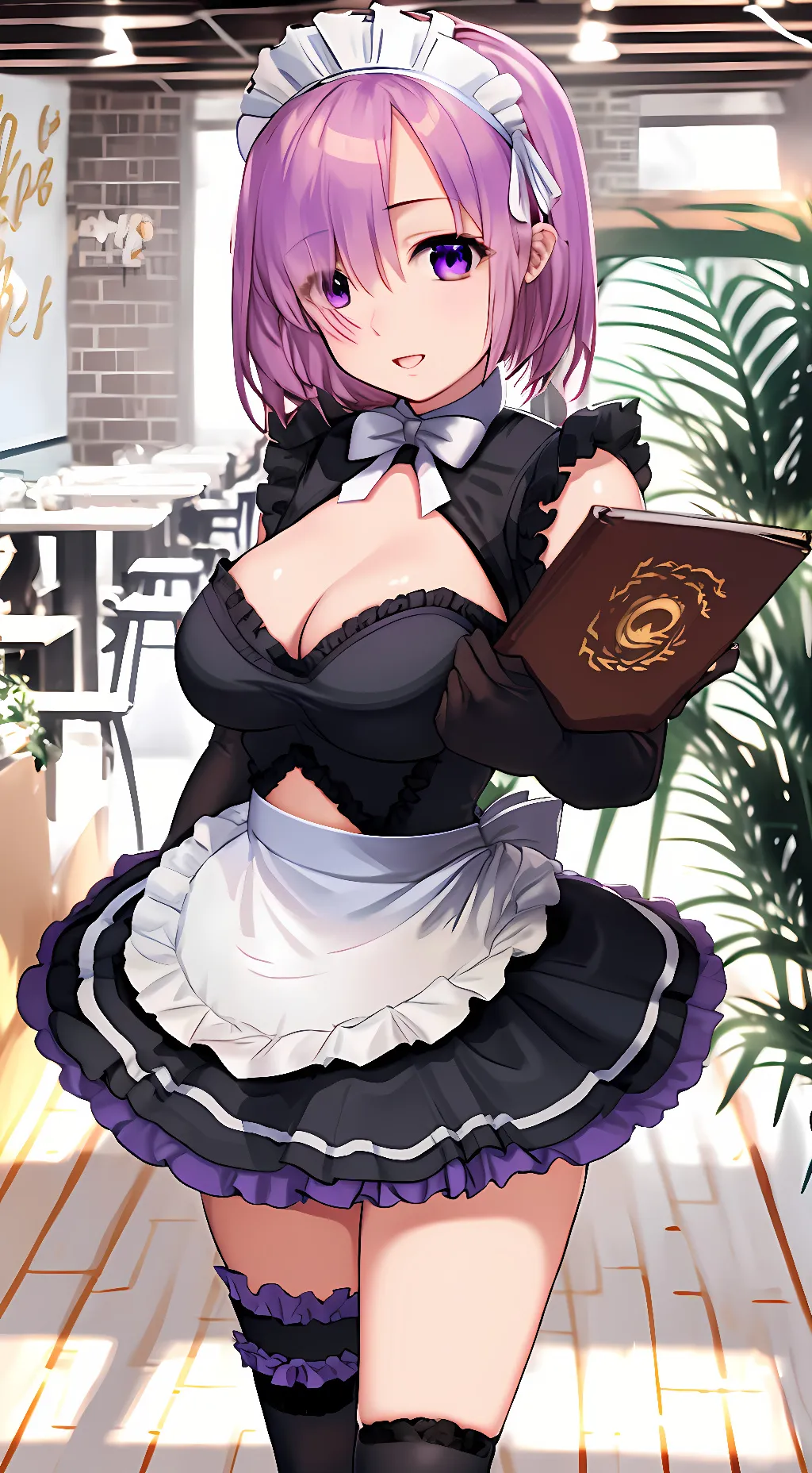 ai character: Mashu K. (Maid) background