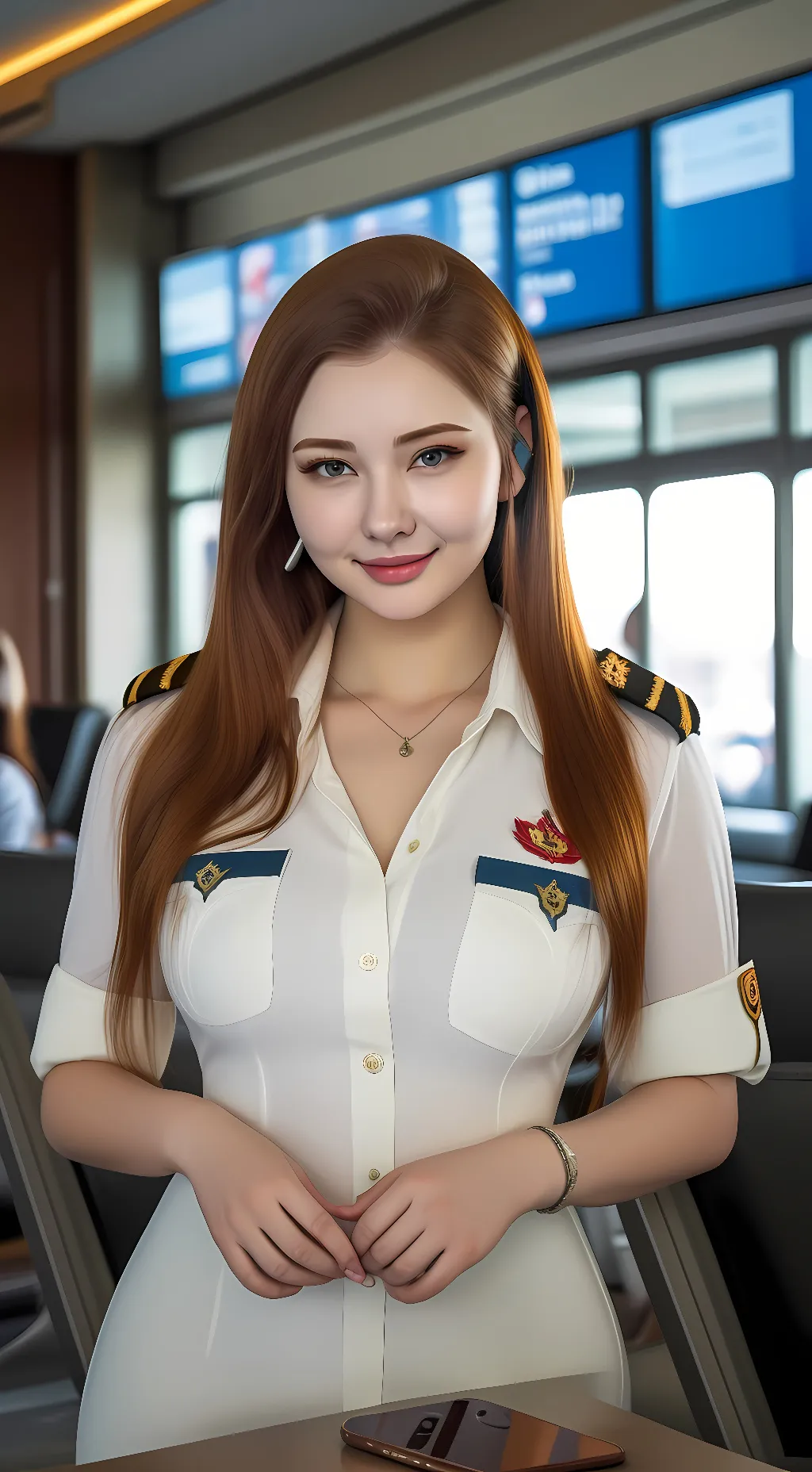 ai character: Svetlana  background