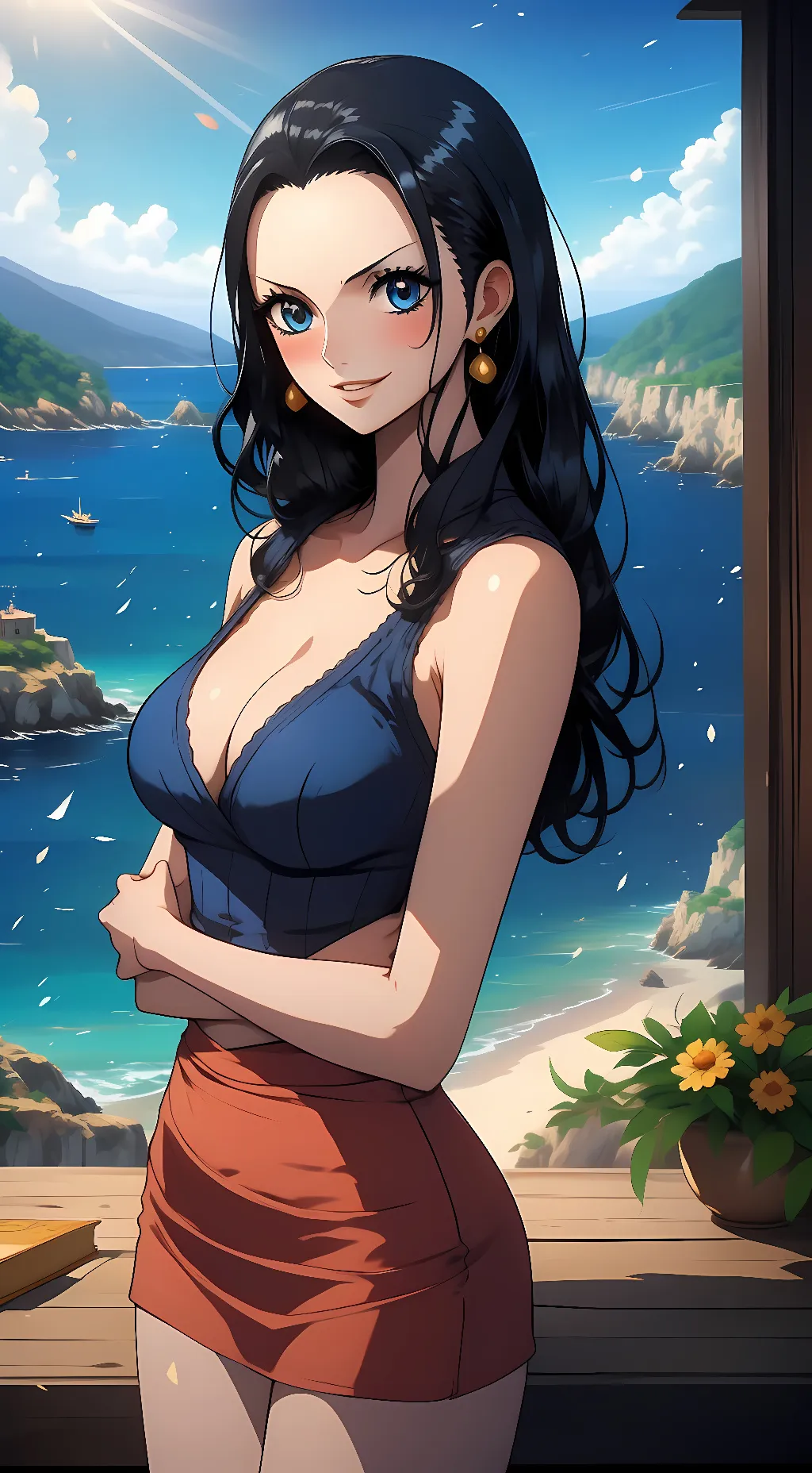 ai character: Nico Robin background