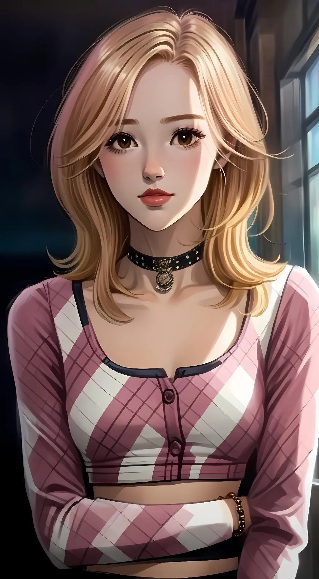 ai character: Nana Komatsu  background